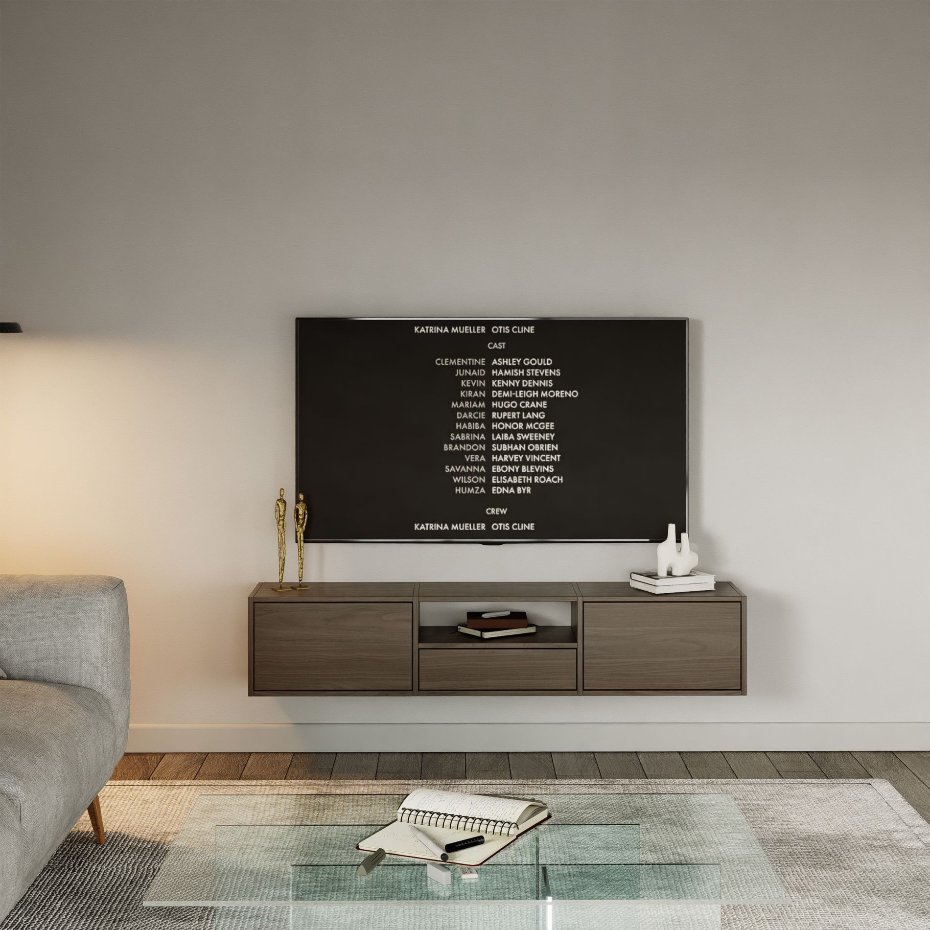 Selsey TV-Schrank FRAMME TV-Lowboard hängend 150 günstig online kaufen