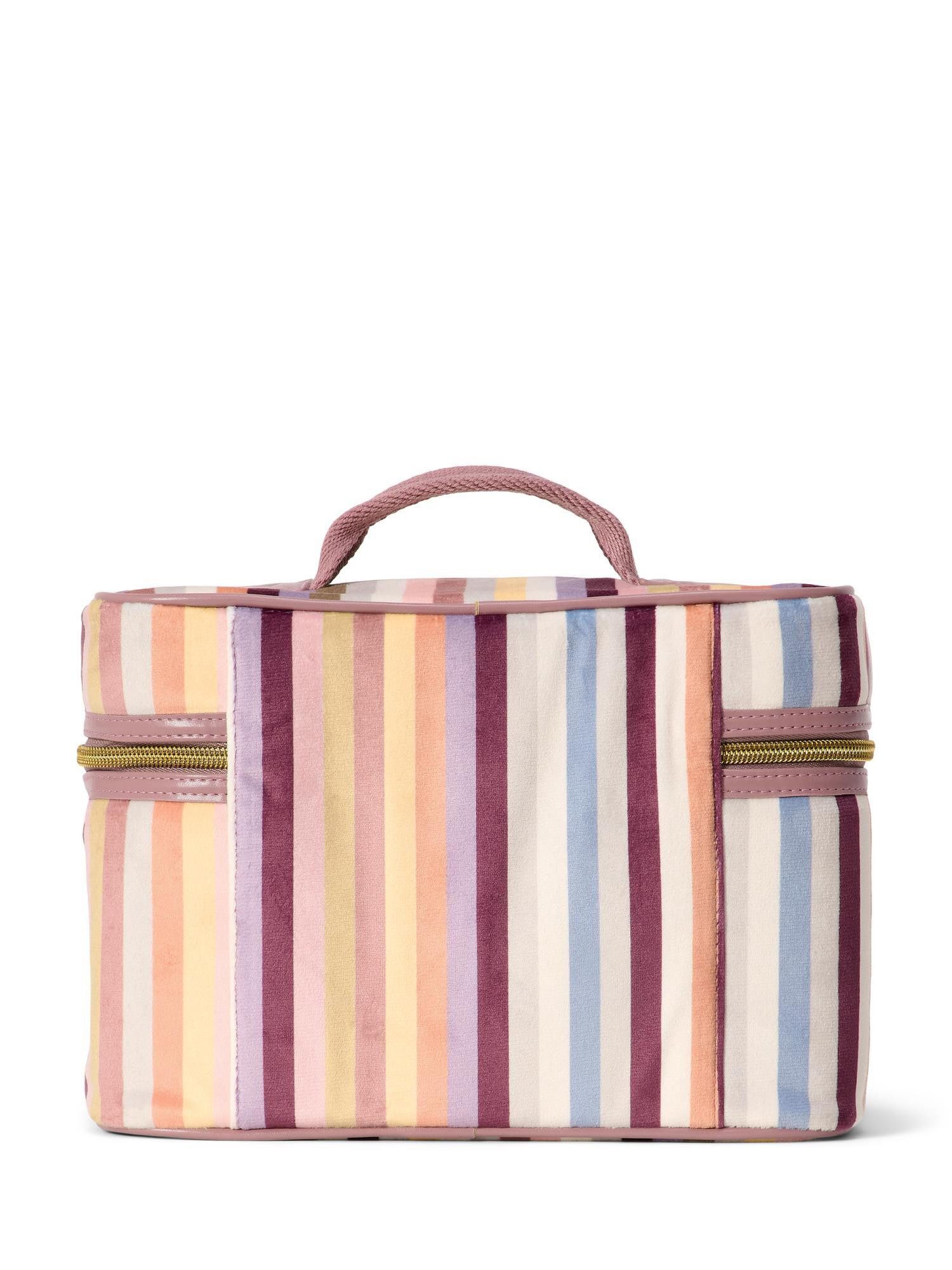Essenza Kulturbeutel Tracy Donna (1-tlg), mit farbenfrohem Streifenmuster, Reißverschluss