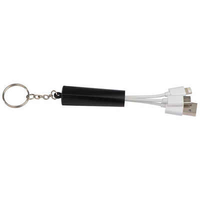 Livepac Office Schlüsselanhänger Schlüsselanhänger mit 3 in 1 USB / USB-Anschluss, Android- und iOS Lad