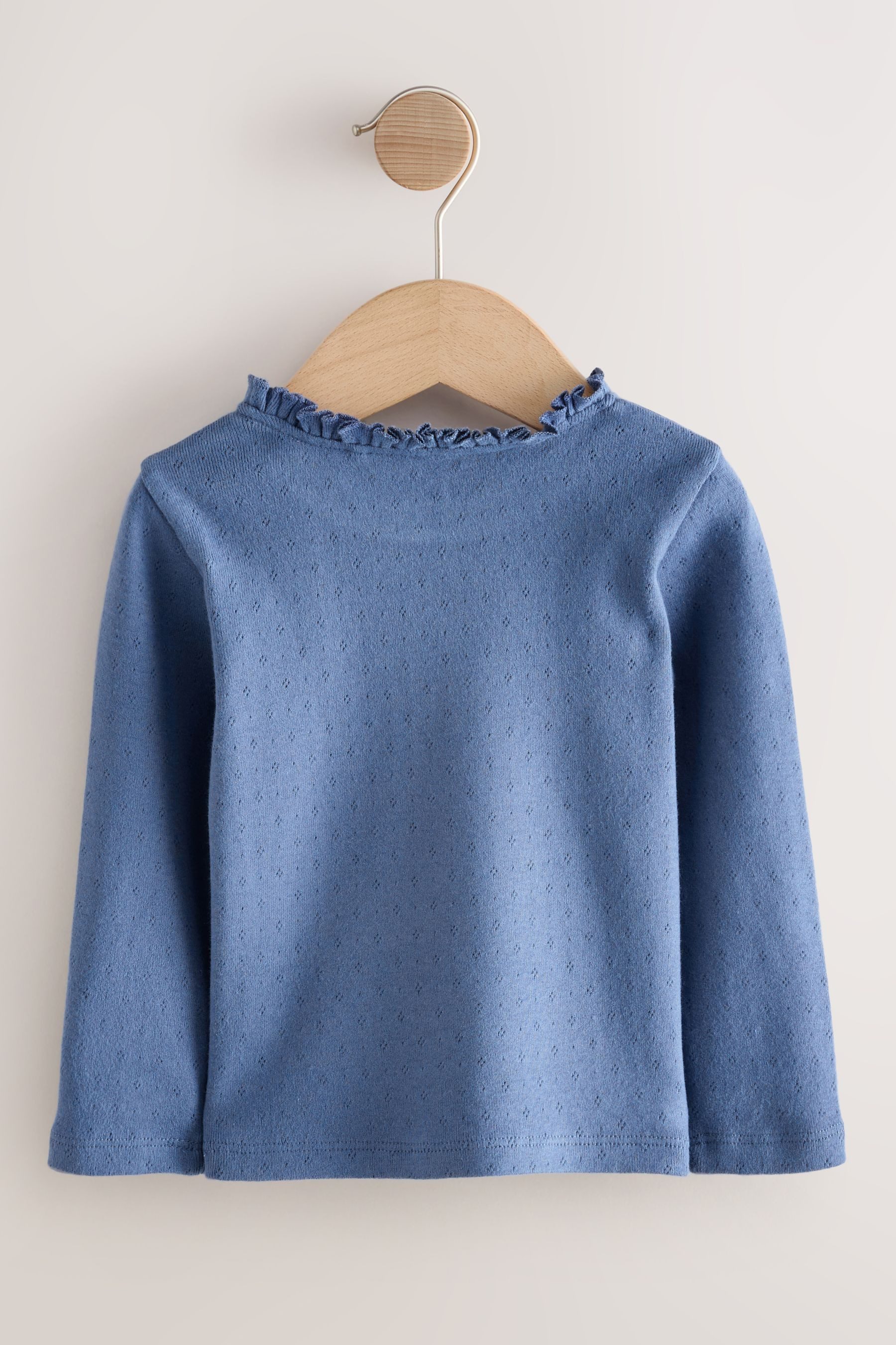 Next Langarmshirt Langarmtops mit Lochstickerei im günstig online kaufen