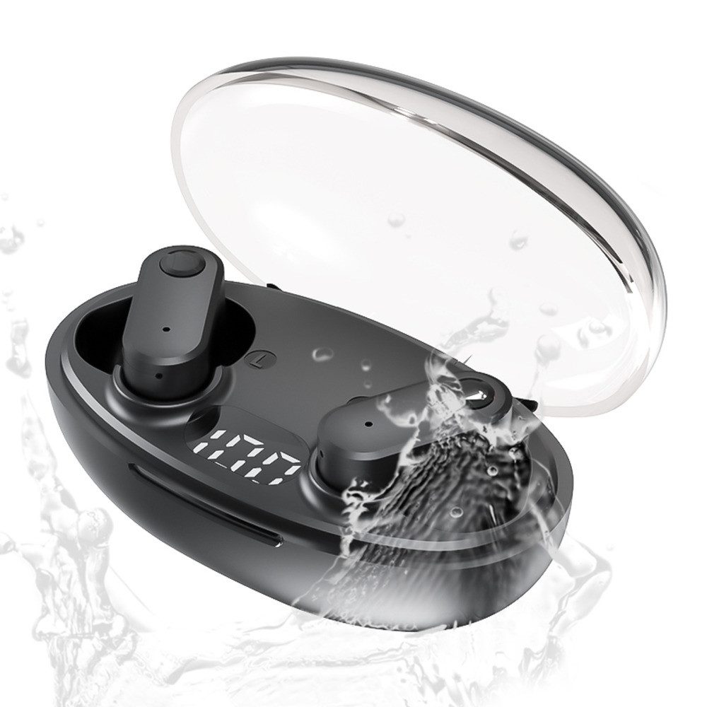 Zevelora Kabellose Bluetooth Ohrhörer – True Wireless Klang mit Luxusdesign In-Ear-Kopfhörer (Musiksteuerung, Anrufsteuerung, Freisprechfunktion, Schnellladung, Bluetooth-Verbindung, Sprachsteuerung, Automatische Kopplung, Elegante True Wireless Kopfhörer mit langer Akkulaufzeit)