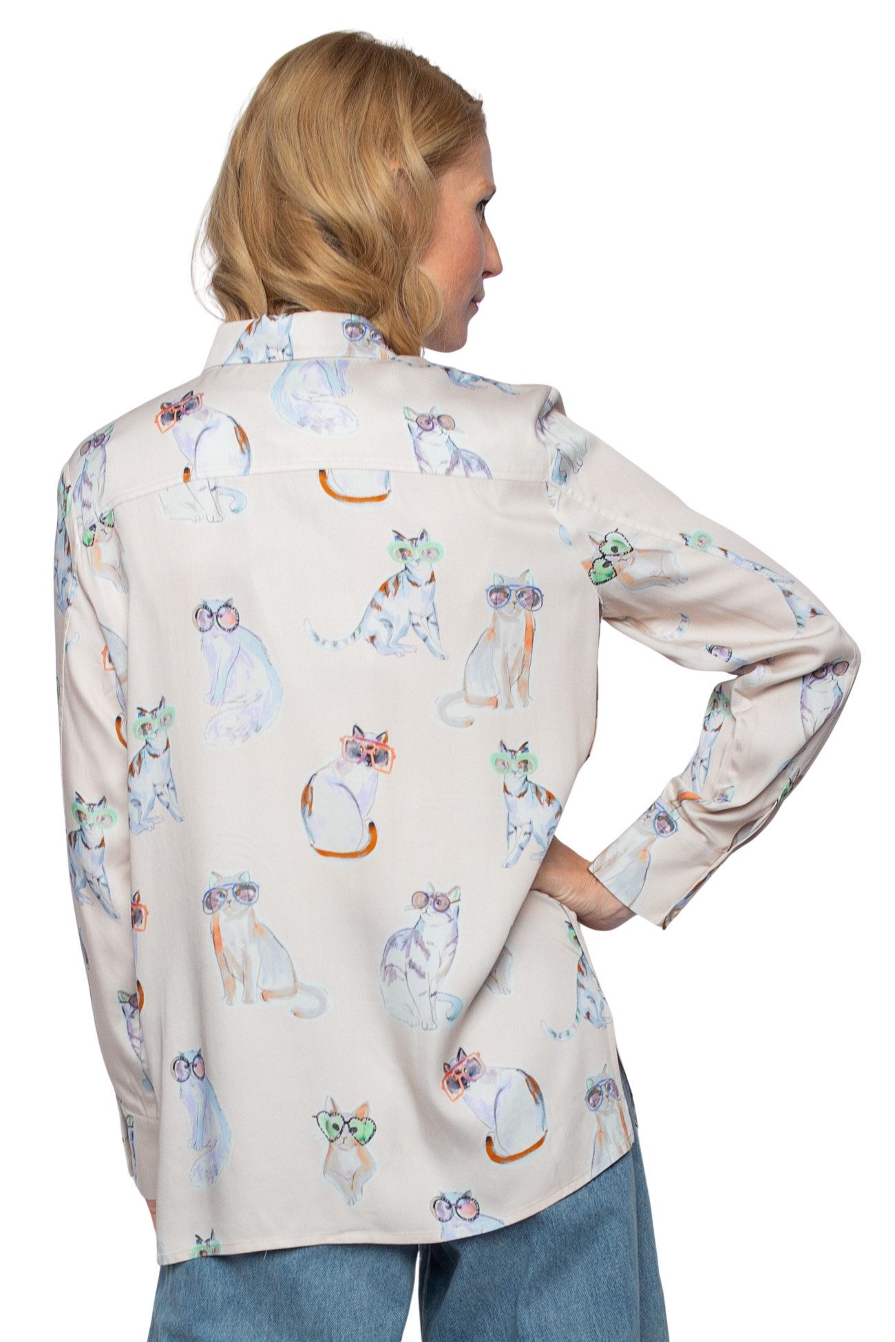 Emily Van Den Bergh Schlupfbluse Damenbluse 8710-621
