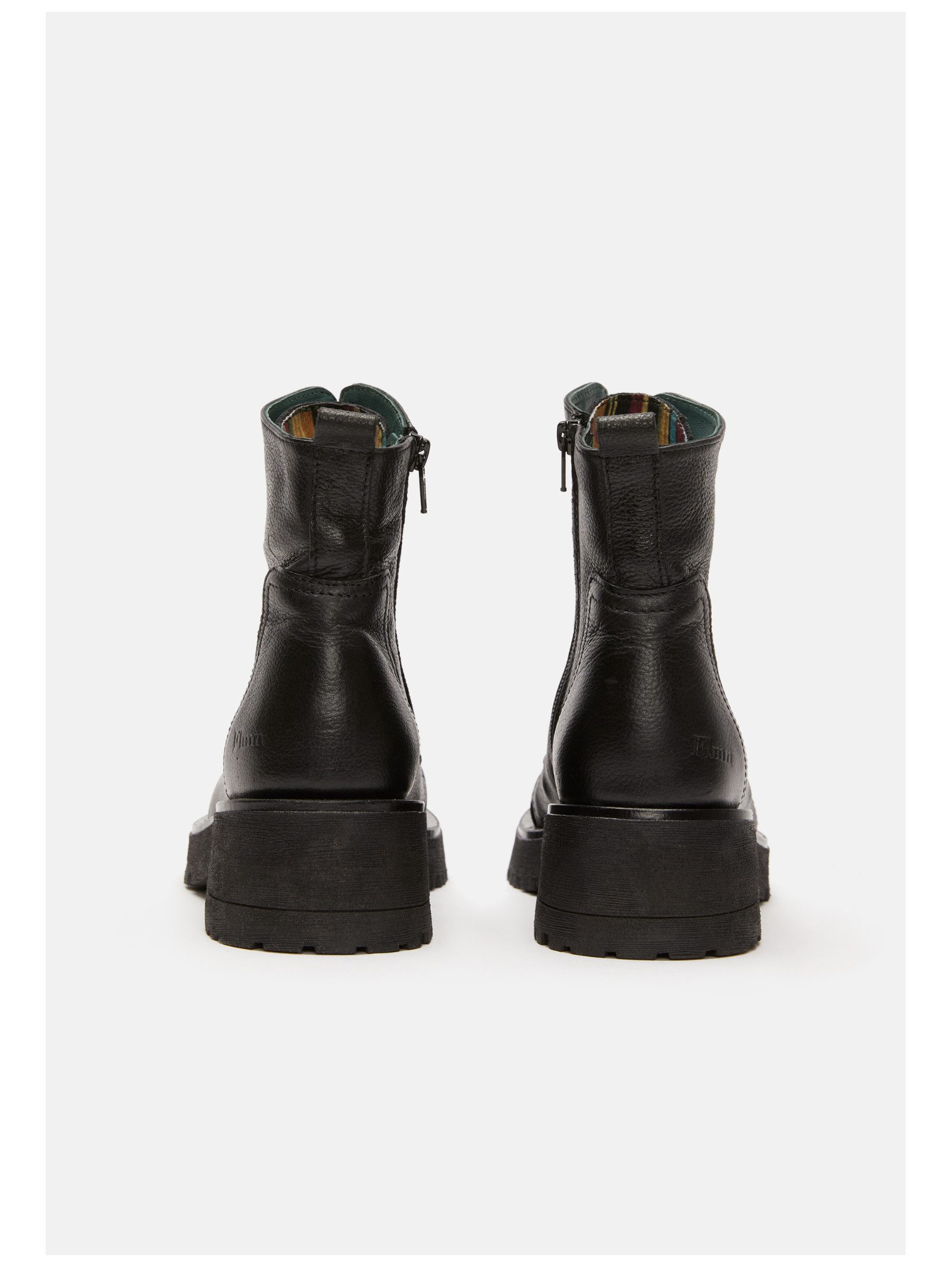 Felmini Stiefelette Leder . Schnürstiefelette