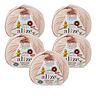 10 x ALIZE COTTON GOLD HOBBY NEW 161 POWDER PINK