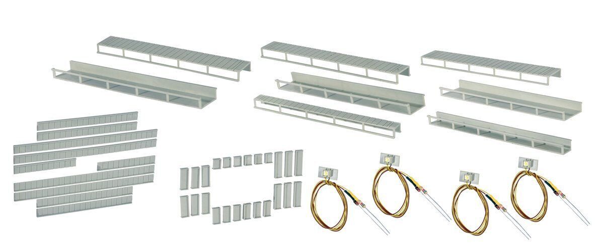 Viessmann Modelleisenbahn-Signal Viessmann 6045 Startset Etageninnenbeleuchtung, 8 Schienen, 4 vers...