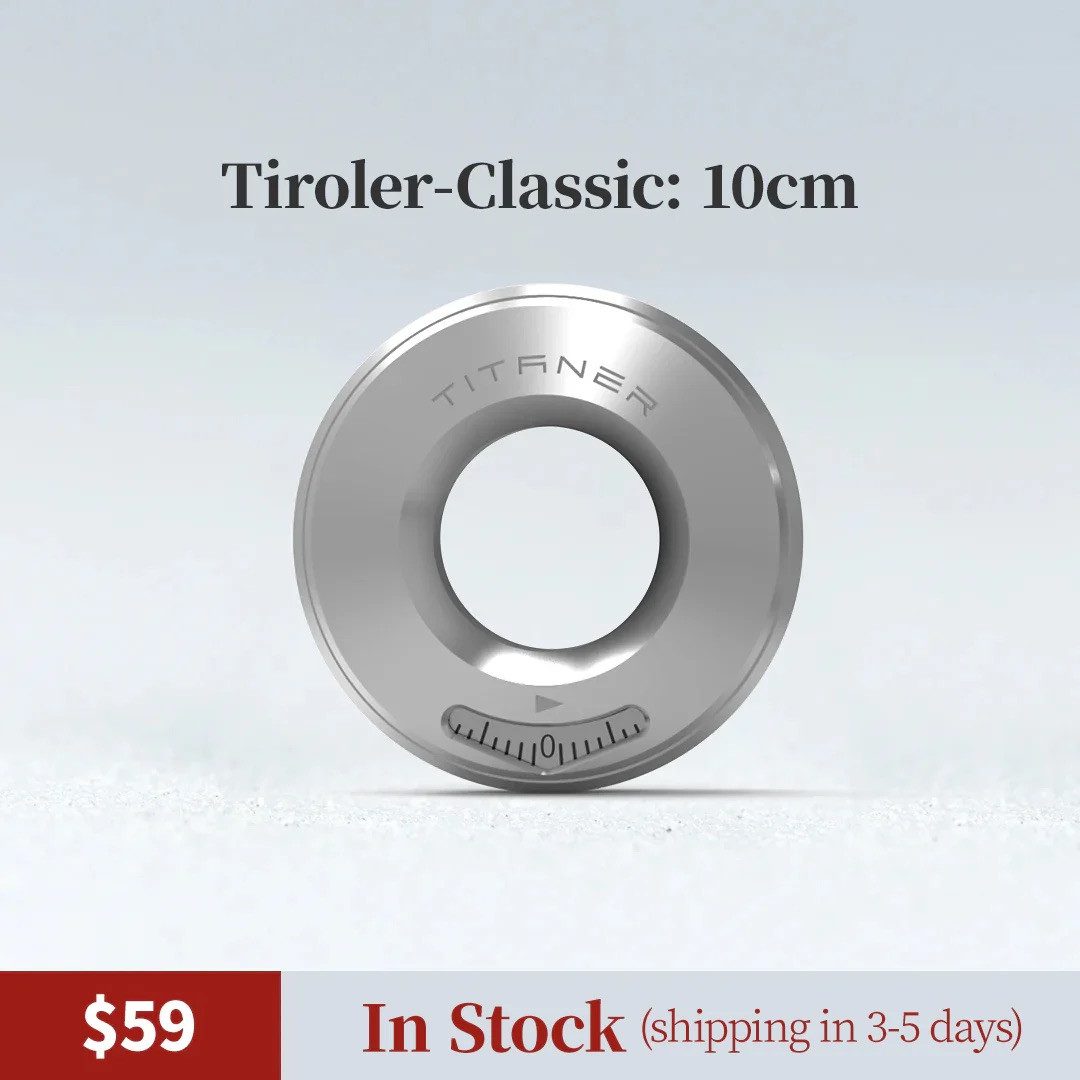 Titaner Multitool TiRoler: Exquisiter Kurvenmessring aus Titan auf Fingerspitzen, (1 St)