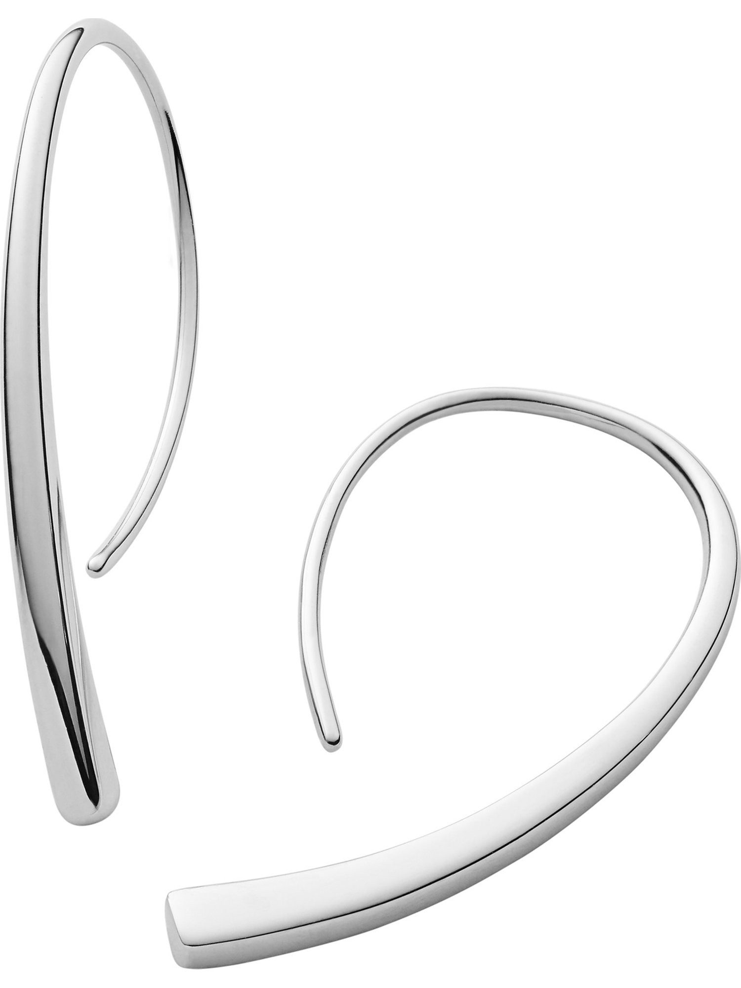 SKAGEN Paar Серьги-кольца Skagen Damen-Creolen Edelstahl Glasstein (Paar)