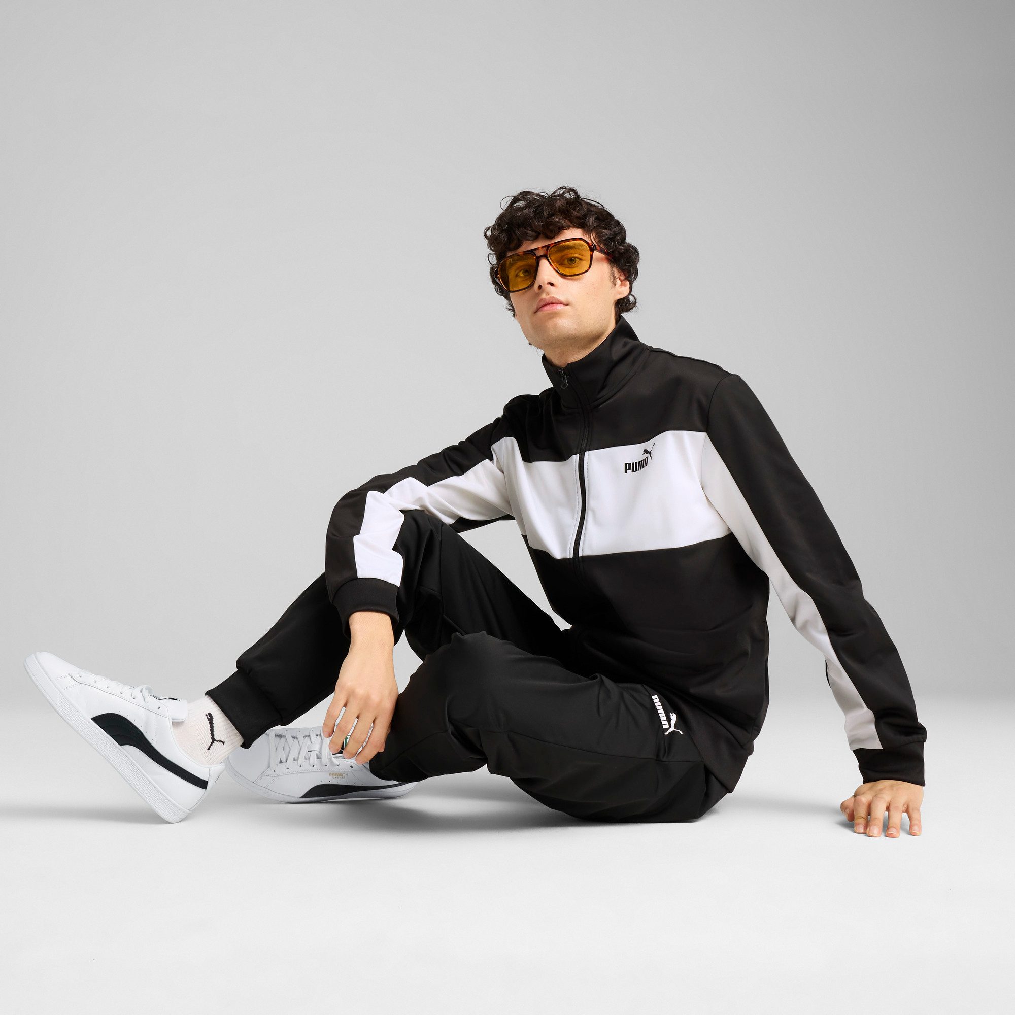 PUMA Trainingsanzug POLY COLORBLOCK SUIT (2-tlg) günstig online kaufen