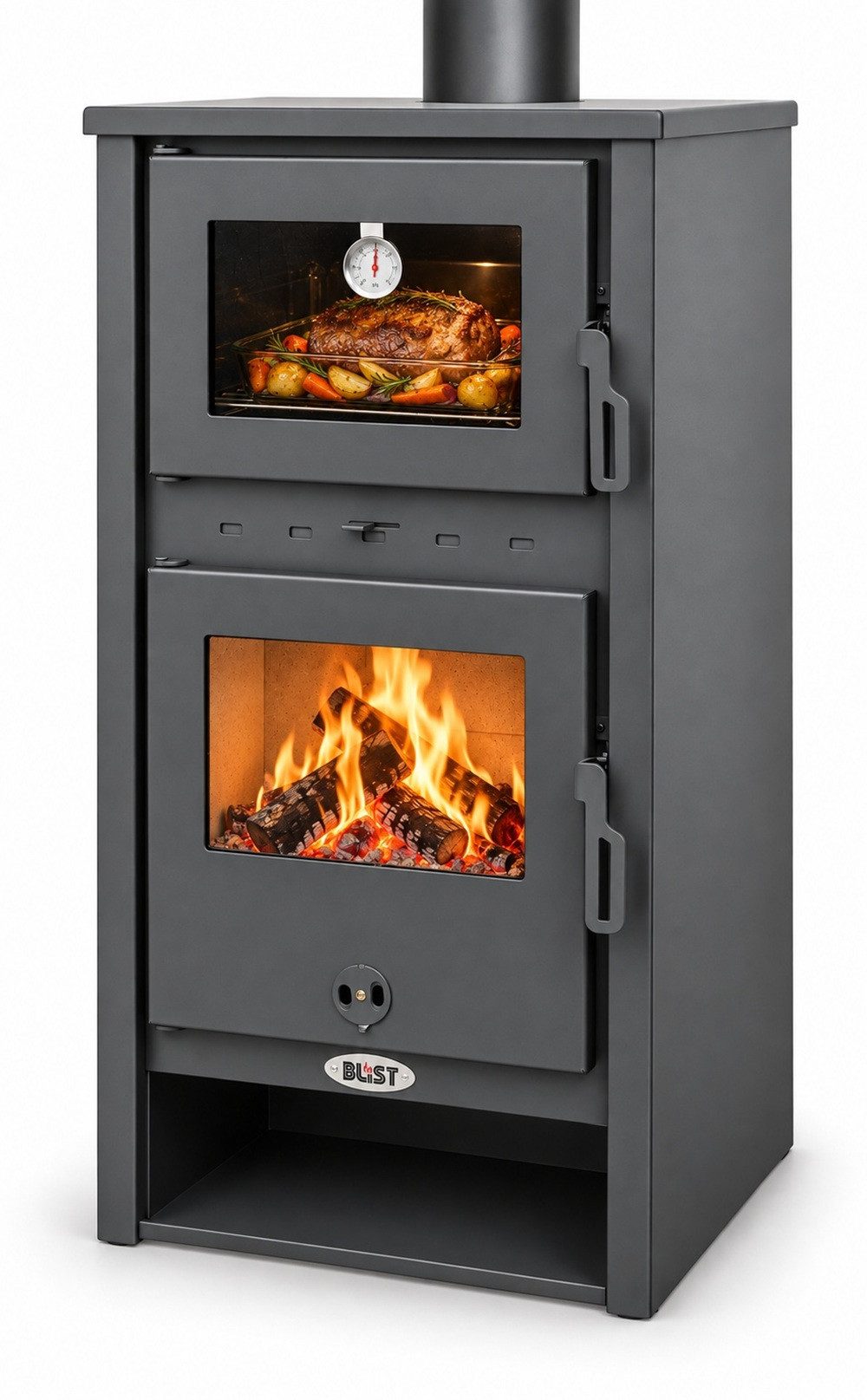 Blist Kaminofen Napoli 5.0 mit Backfach, 8,3 kW
