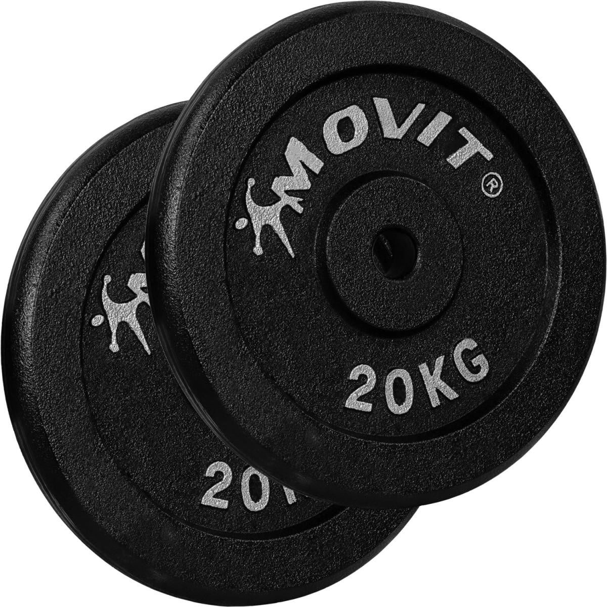 MOVIT Hantelscheibe, 40 kg, (2-tlg)