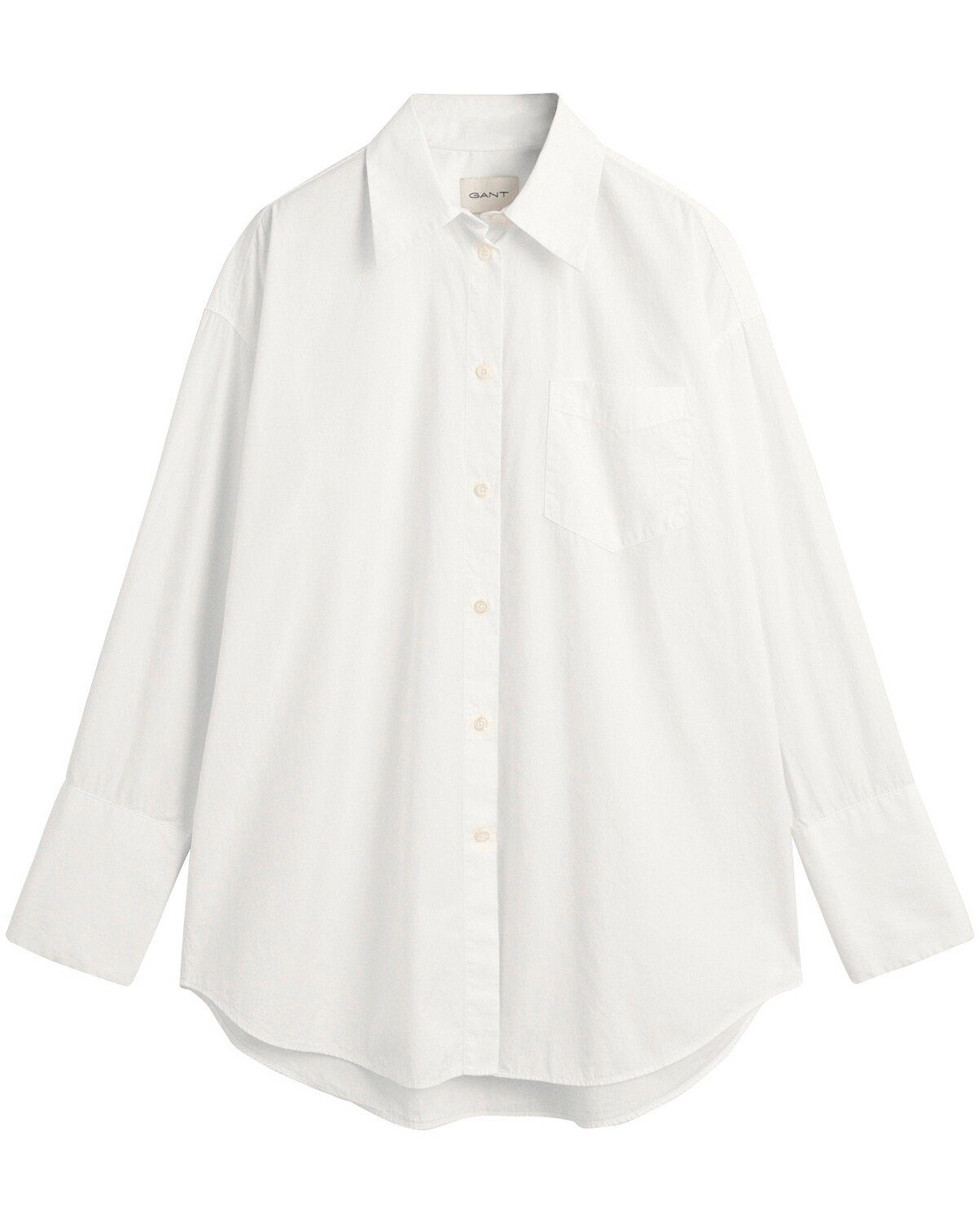 Gant Hemdbluse Popeline-Bluse oversized günstig online kaufen