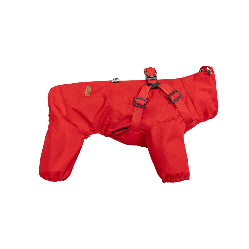 Beaface Hunderegenmantel wasserdicht mit Geschirr, reflektierend für kleine & große Hunde, Hunderegenjacke für Kleine, Mittlere und Große Hunde