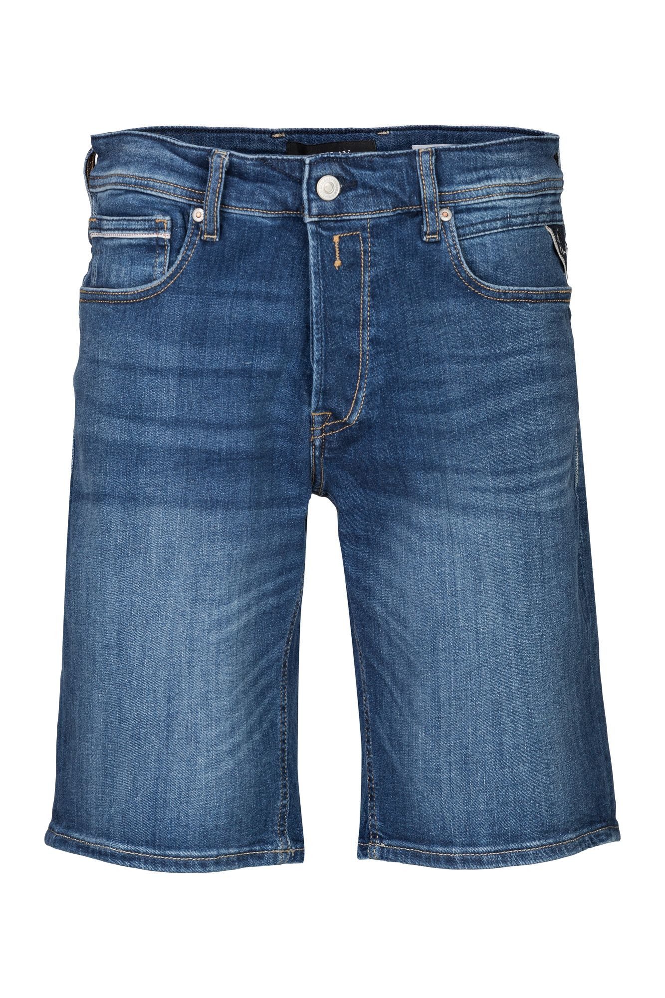 Shorts GROVER SHORT - 10.5 OZ DARK INDIGO SUPER STRETCH DENIM