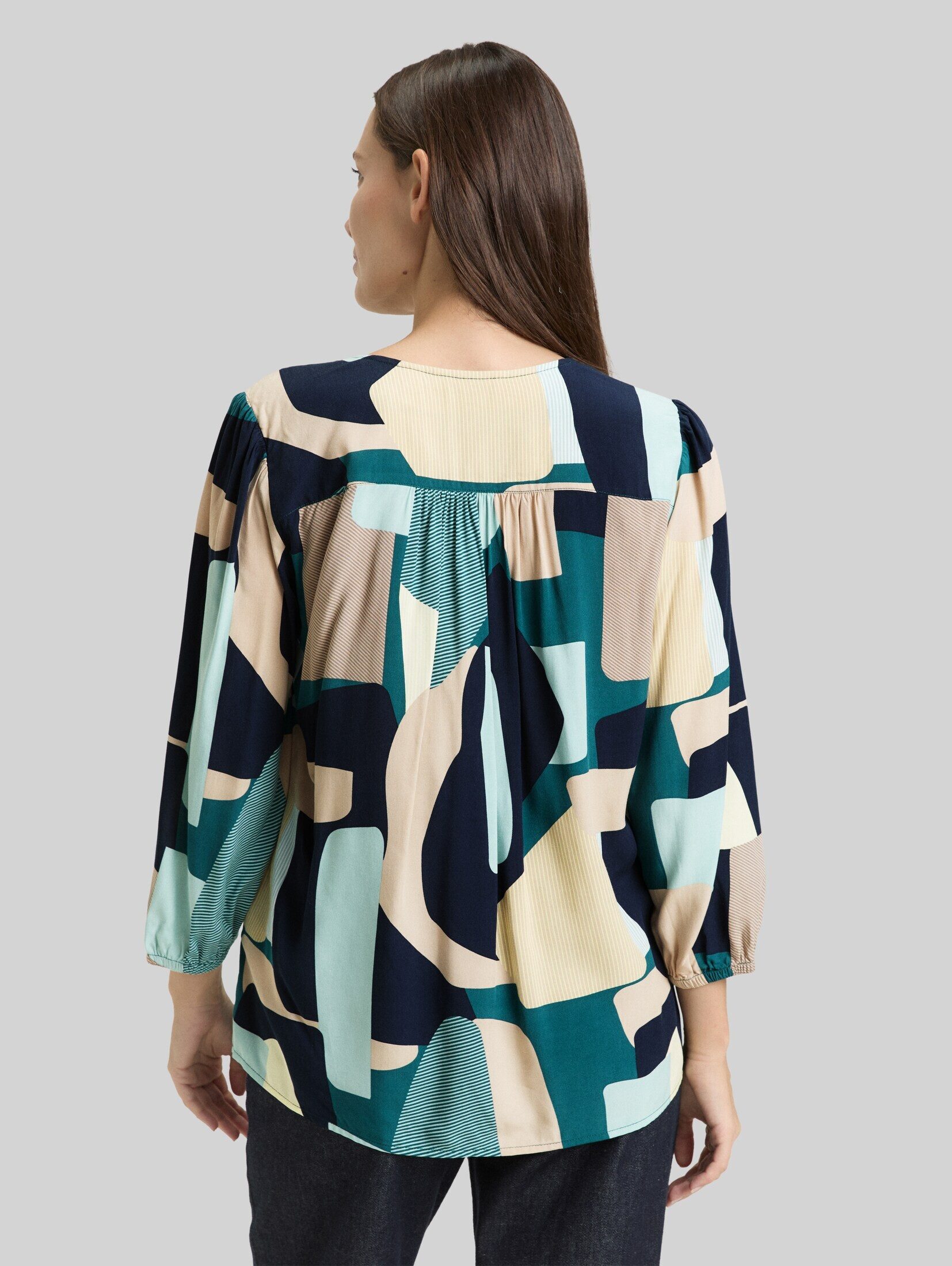 TOM TAILOR Langarmbluse Blusen & Shirts Bluse aus Viskose