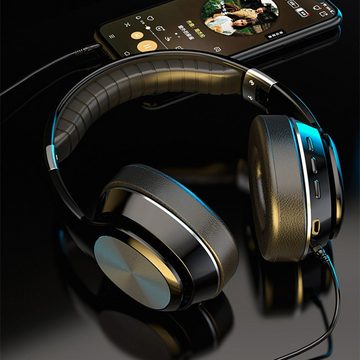 GelldG Bluetooth Kopfhörer, 12 Std, Noise Cancelling Kopfhörer Over Ear Bluetooth-Kopfhörer