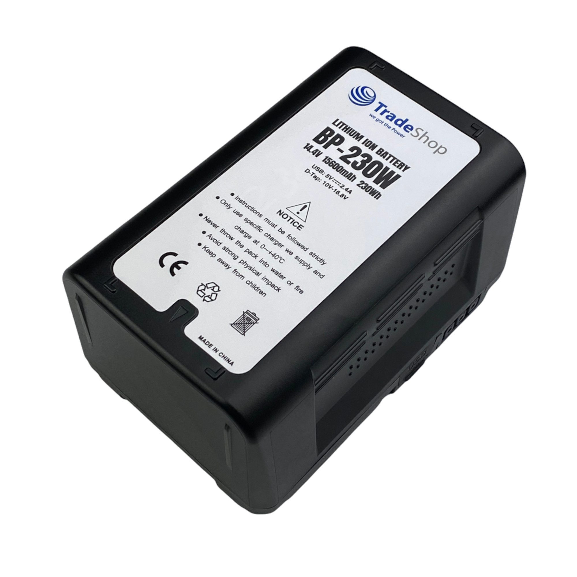 Trade-Shop Akku passend für Sony BP-L60, BP-L90A, BP-FL75, BP-L80S, BL-BP150 Akku Li-Ion 15600 mAh (14,4 V)