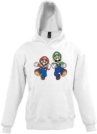 TRVPPY Kinder Hoodie Kapuzenpullover Modell Mario & Luigi 