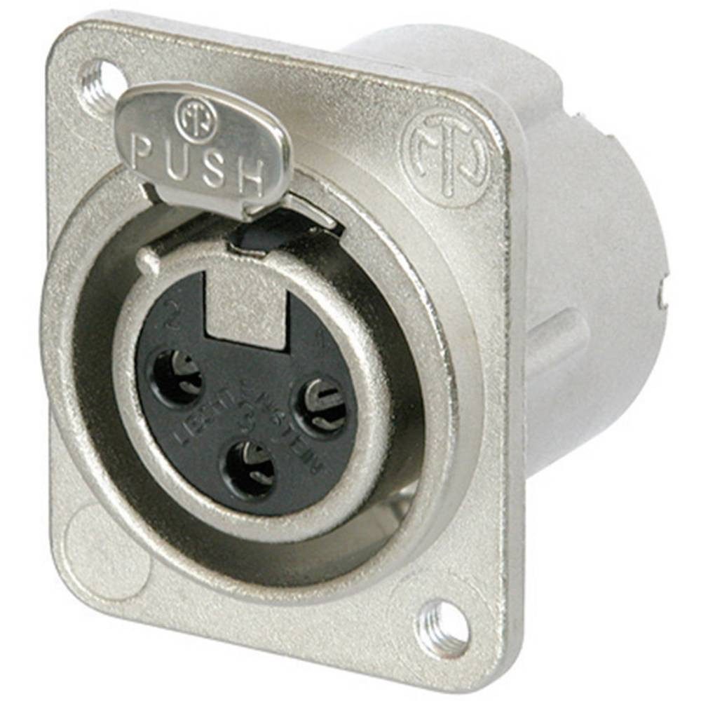Neutrik XLR-Flanschbuchse NC3FD-LX-M3 Audio- & Video-Adapter