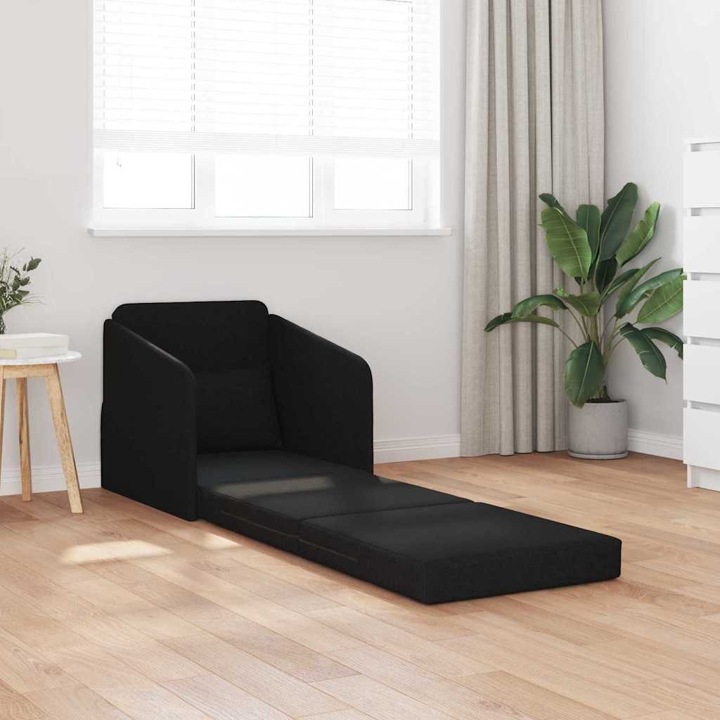 vidaXL Sofa Sofa Bett Schwarz 65 günstig online kaufen