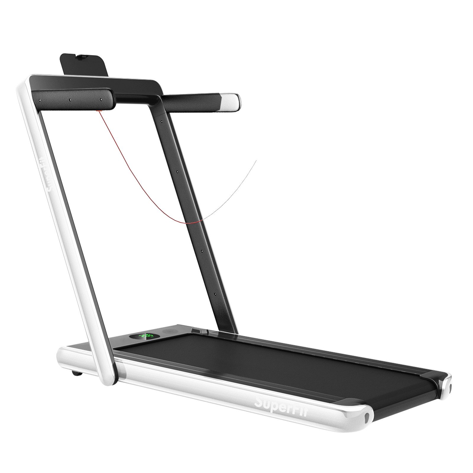 COSTWAY Laufband, APP, Bluetooth, LED, bis 120 kg