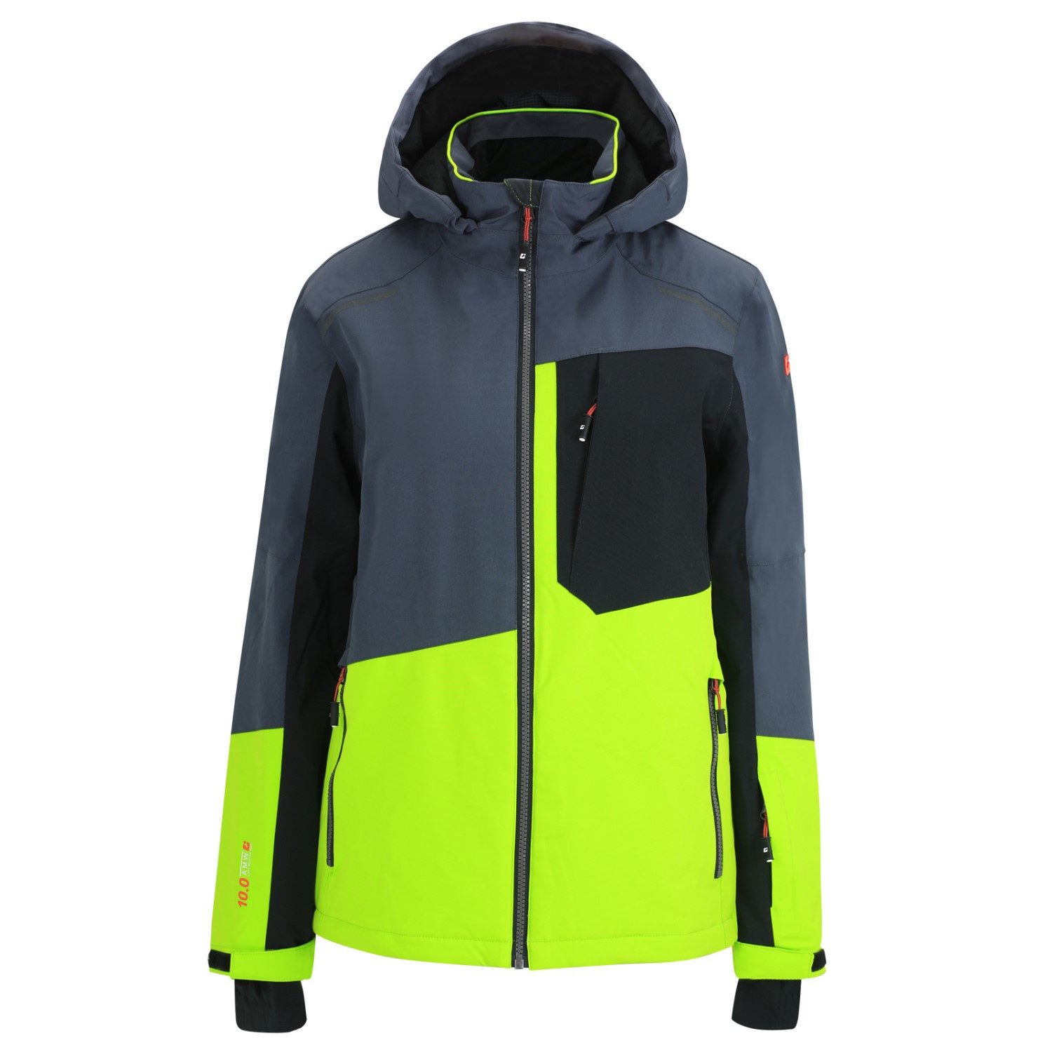 Funktionsjacke Skijacke mit Kapuze und Schneefang