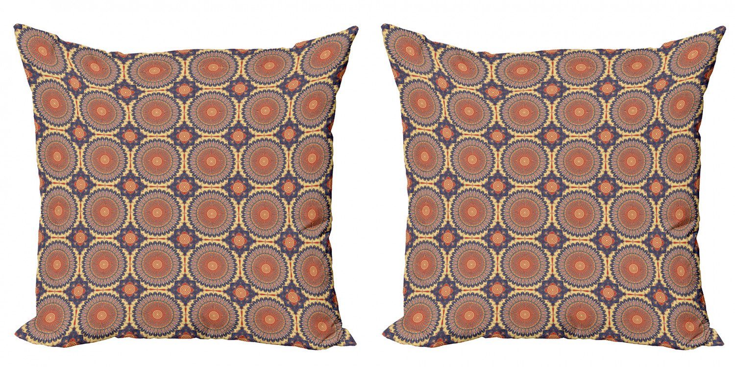 Kissenbezüge Modern Accent Doppelseitiger Digitaldruck, Abakuhaus (2 Stück), Mandala maurische Motiv