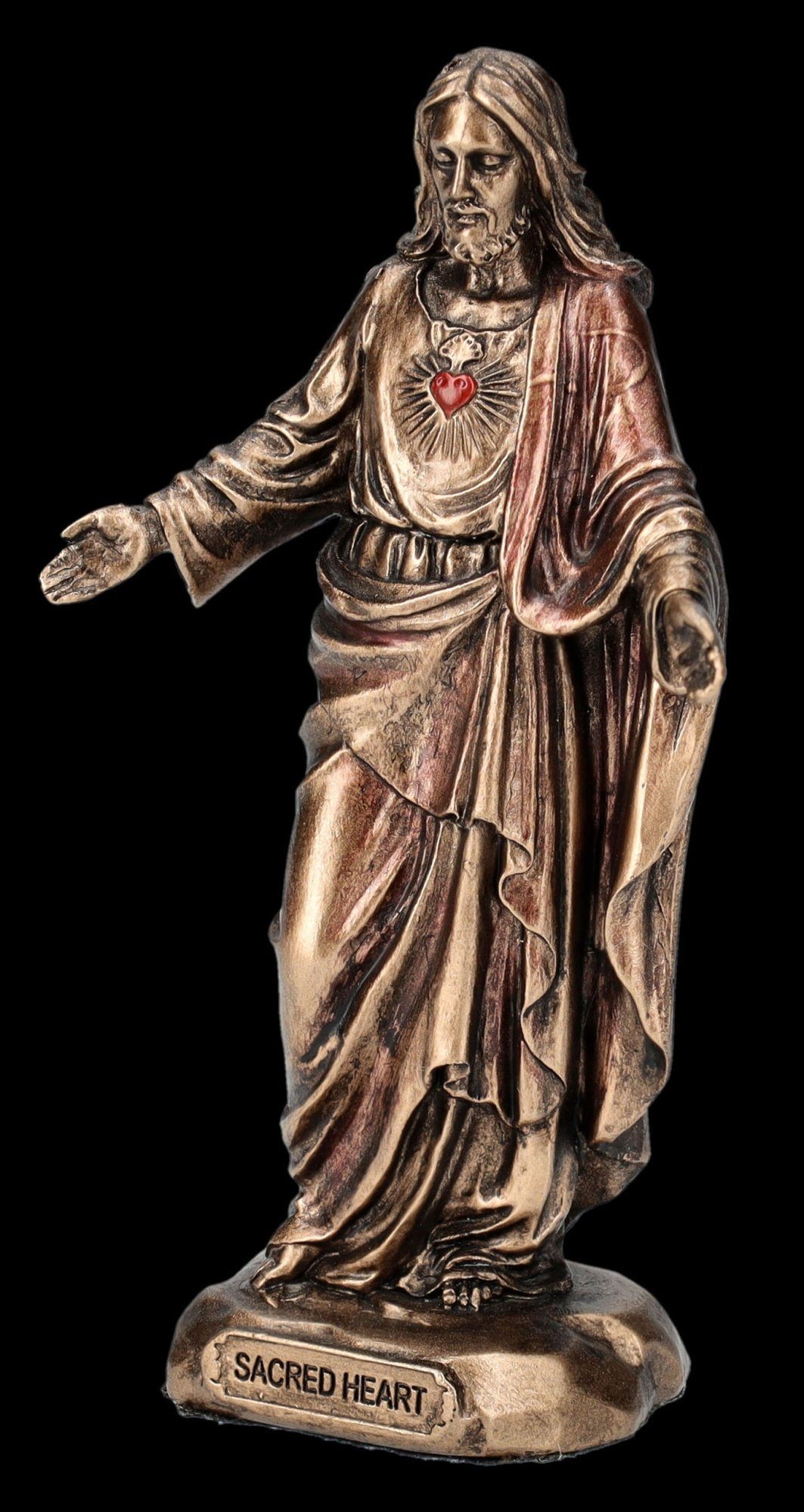 Figuren Shop GmbH Dekofigur Jesus Figur klein - Gesegnetes Herz Jesu - Vero günstig online kaufen