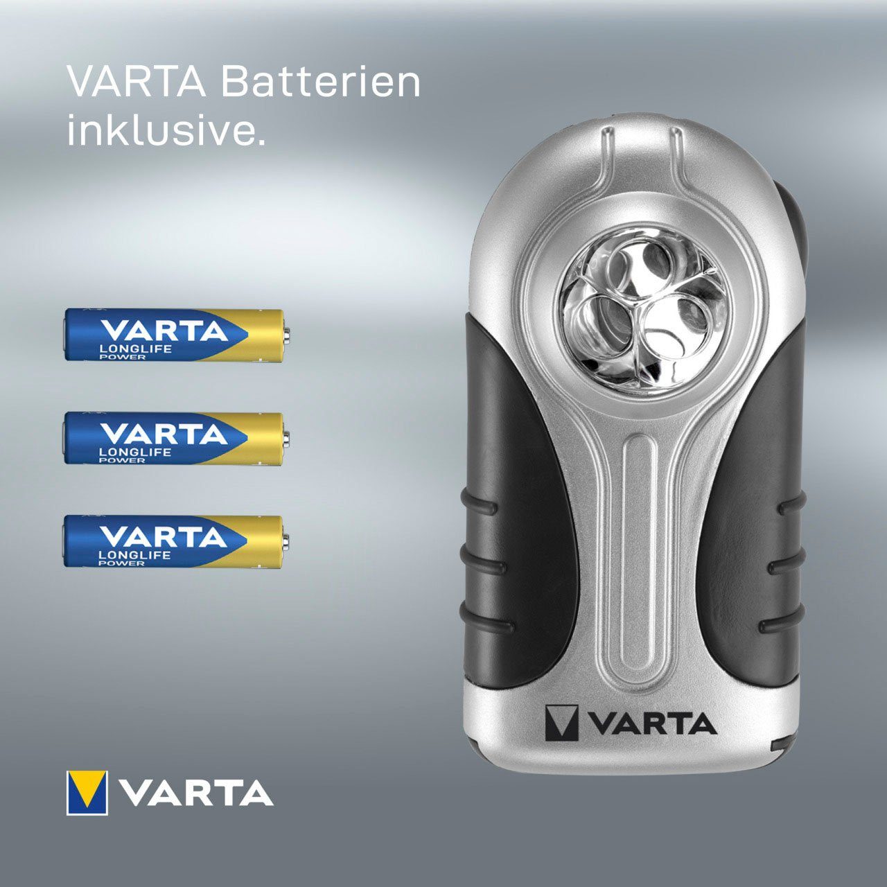 Silver VARTA Taschenlampe Light (1-St)