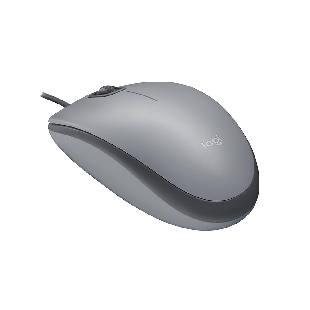 Logitech M110 Silent - MID GRAY - EMEA Gaming-Maus (kabelgebunden)
