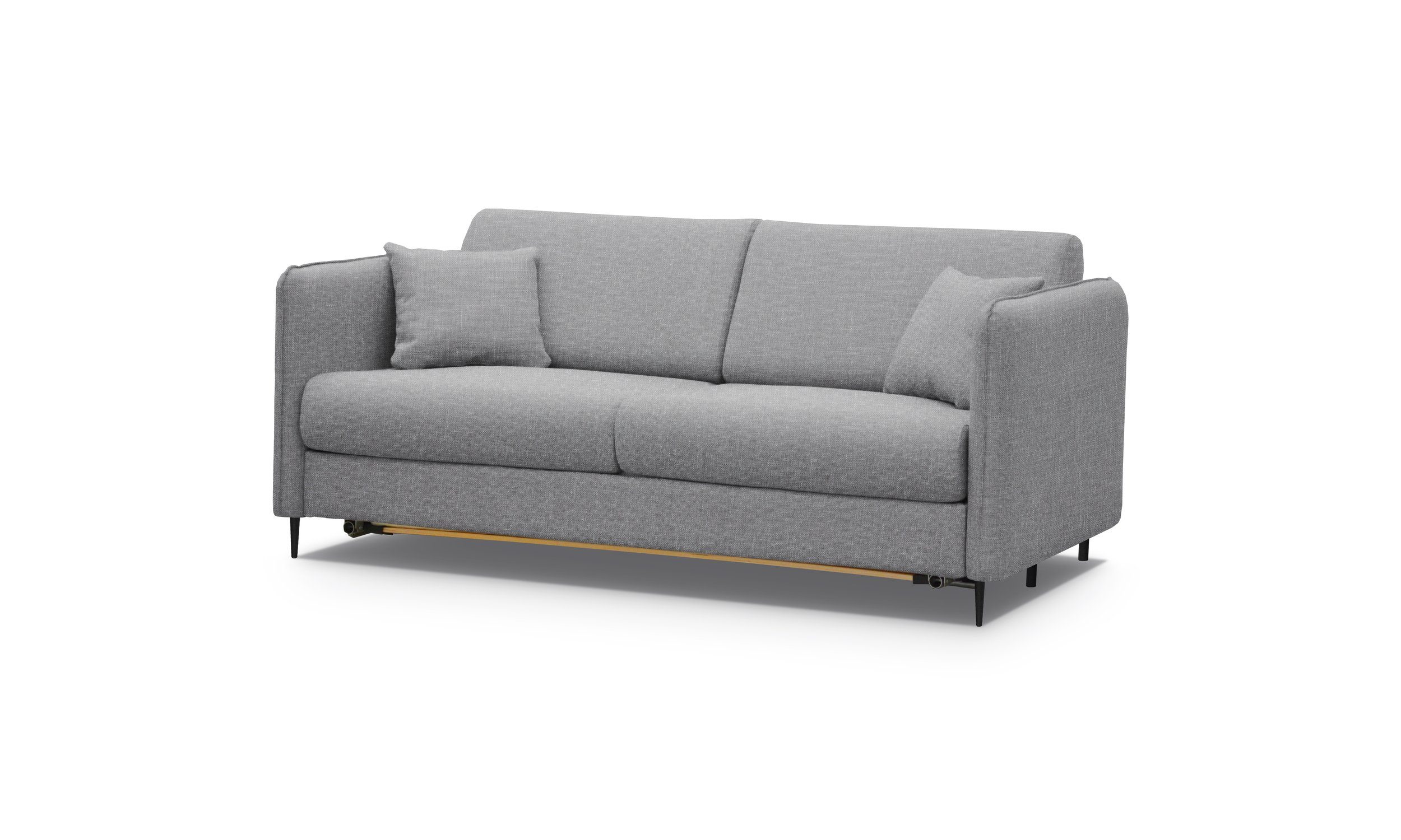 Sofa, Modern 2-Sitzer, Stylefy frei mit Design, im Raum Bettfunktion, stellbar, 3-Sitzer Metall Arnold,