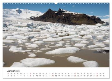 CALVENDO Wandkalender Fernweh 2023 – Islands weite Landschaften (Premium, hochwertiger DIN A2 Wandkalender 2023, Kunstdruck in Hochglanz)
