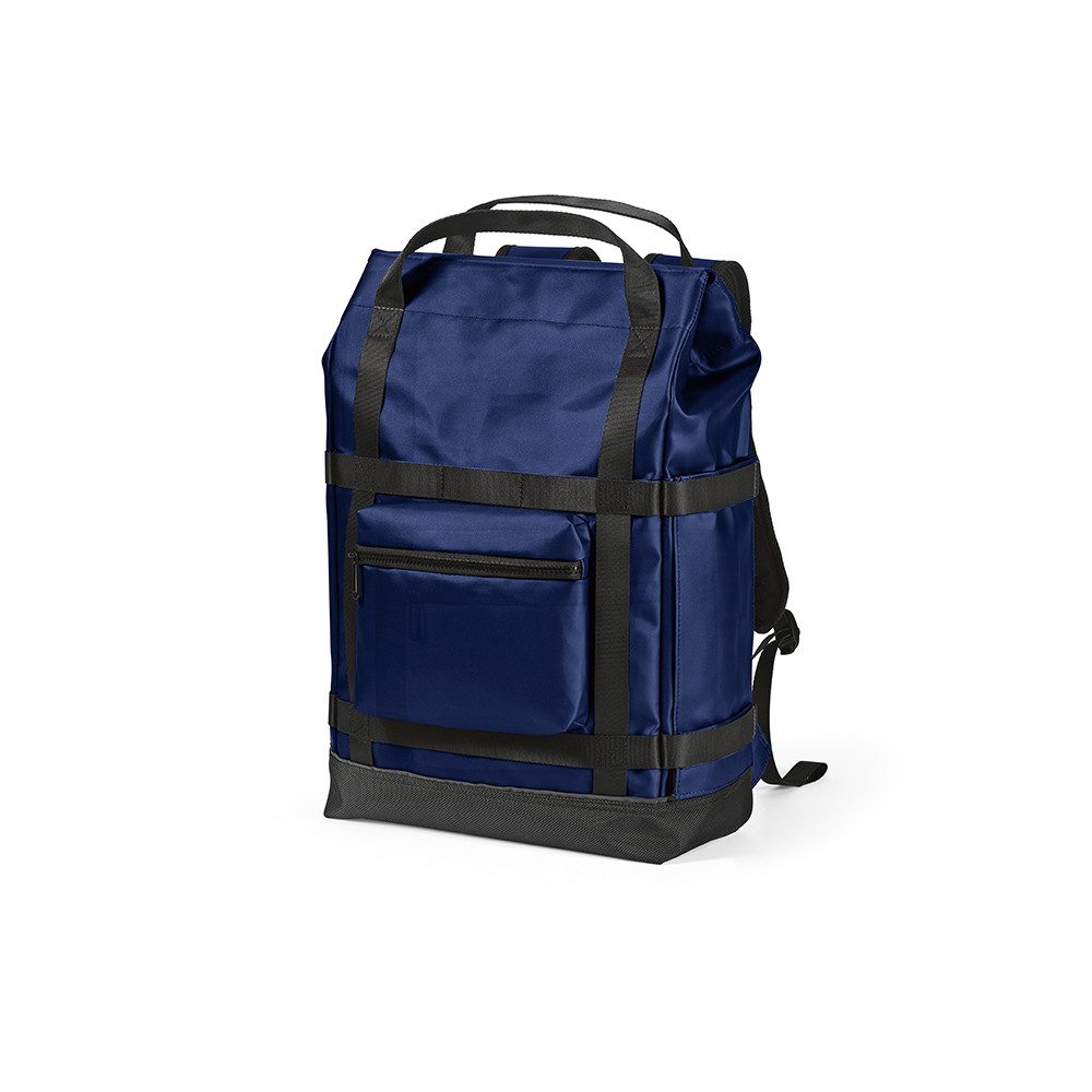 CABBEL Rucksack Rucksack 21L Laptop 17 Zoll rPET nachhaltig 47% robust leicht 30x47 (Rucksack, 1-tlg., Einzelartikel), Blau, 21 Liter Volumen, 0,926 kg, 30x47x15 cm, recyceltes Polyester