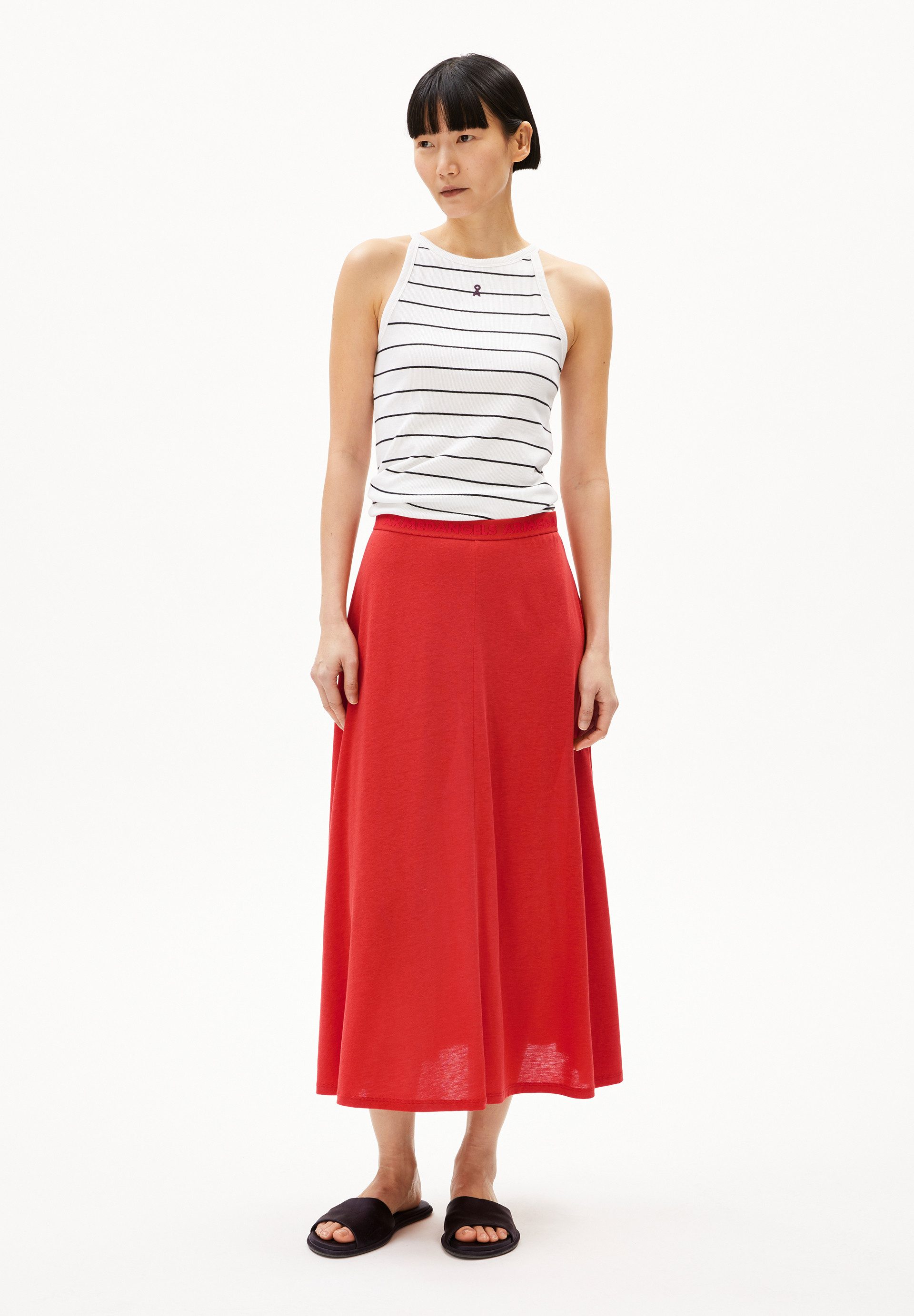 Armedangels Maxirock ILENIAA LARAA MIDI SKIRT günstig online kaufen