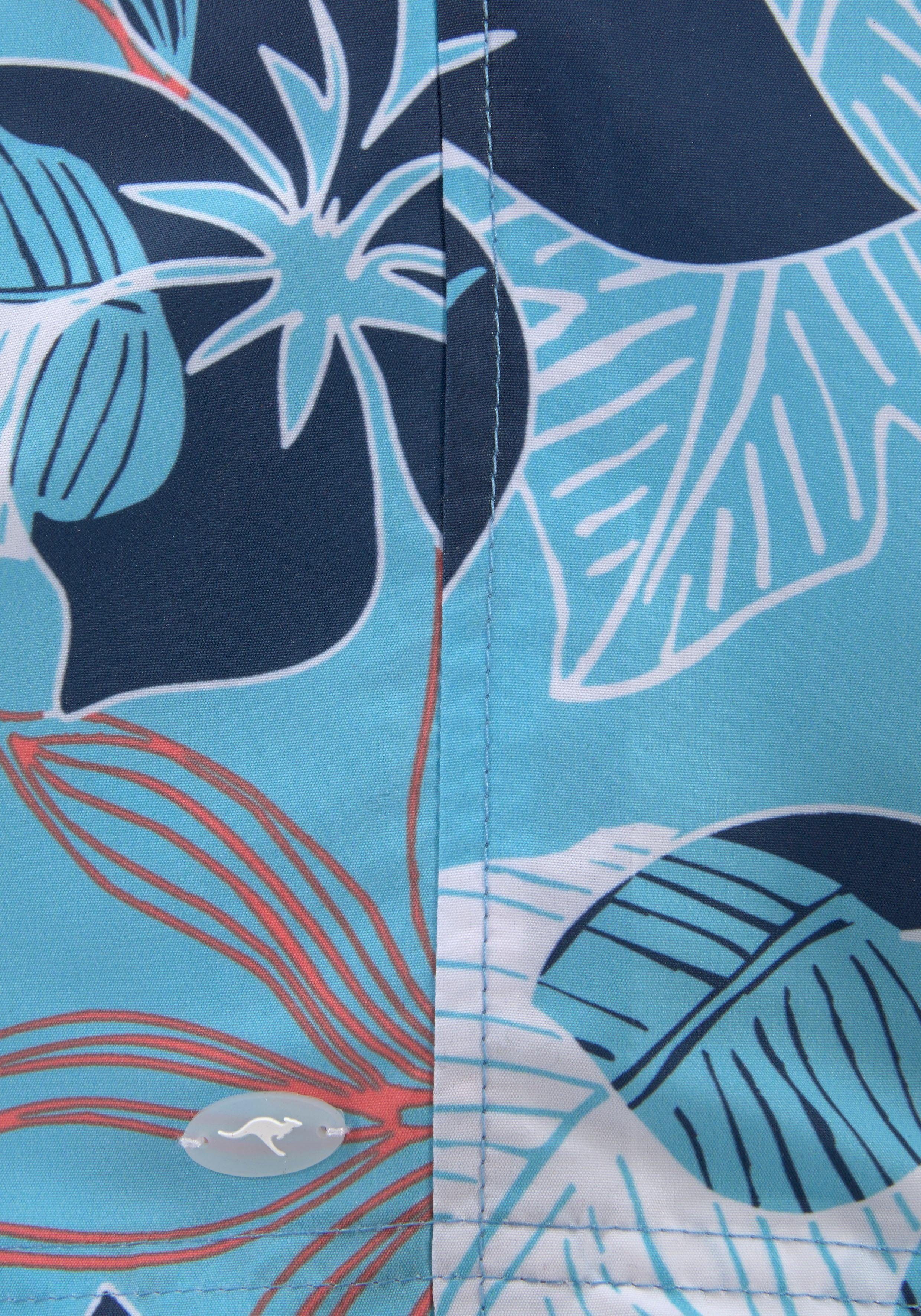 KangaROOS Badeshorts Moloka Kids mit Hawaiiprint – Bild 3 von 4
