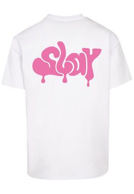 F4NT4STIC T-Shirt SLAY Jugenwort Pink Print
