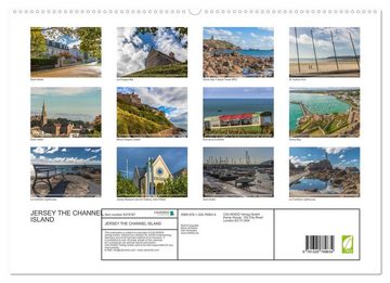 CALVENDO Wandkalender JERSEY THE CHANNEL ISLAND (Premium-Calendar 2023 DIN A2 Landscape)