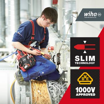 Wiha Schraubendreher LiftUp electric TORX® (41158), TORX mit 6 slimBits, 1000V Sicherheit, Multifunktional, Elektriker