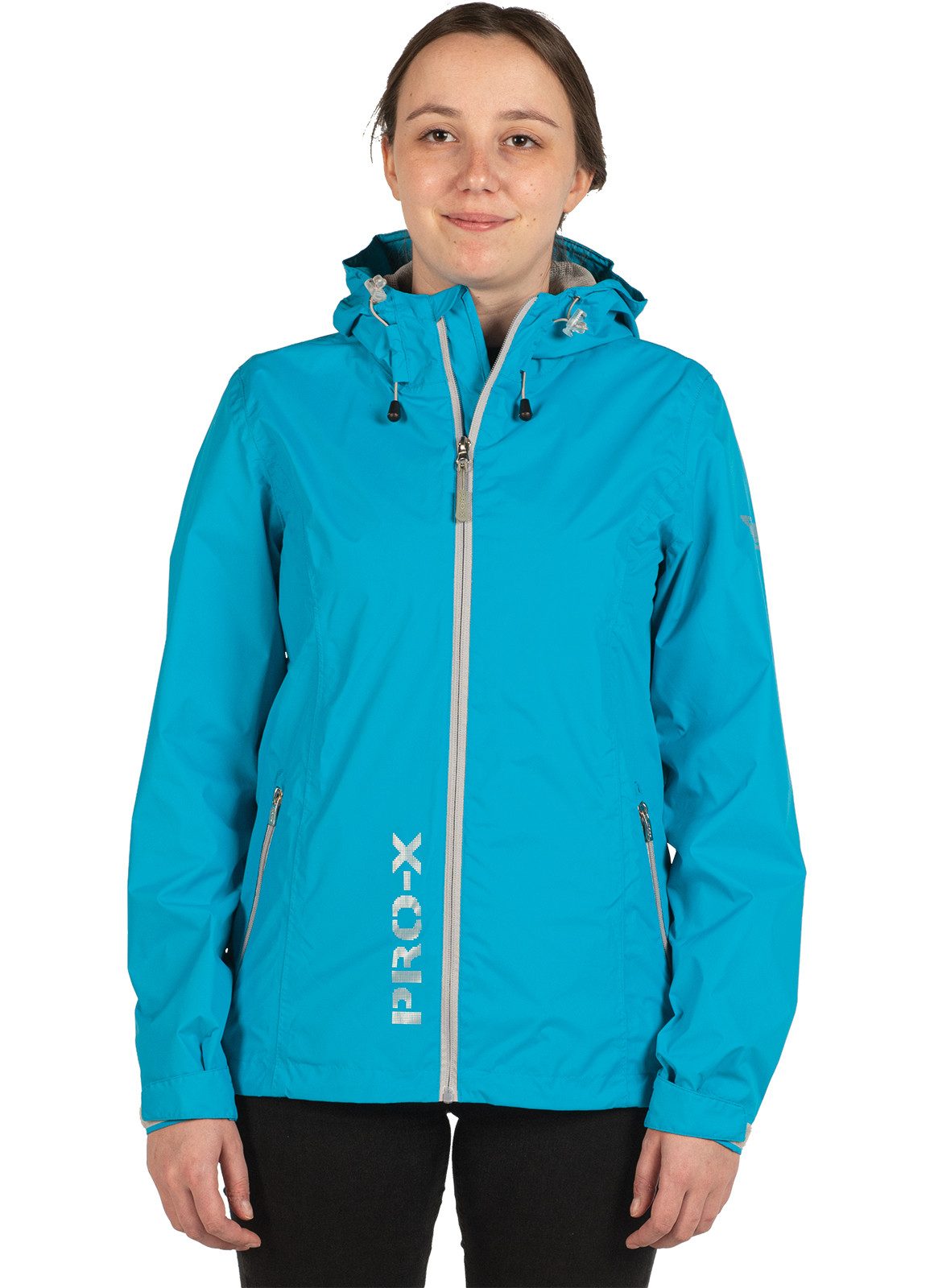 PRO-X ELEMENTS Regenjacke LADY FLASH atmungsaktiv, wasserdicht, verschweißte Nähte wasserdicht, atmungsaktiv, winddicht, verschweißte Nähte