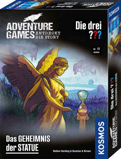 Kosmos Spiel, Abenteuerspiel Adventure Games - ??? Das Geheimnis der Statue, Made in Germany