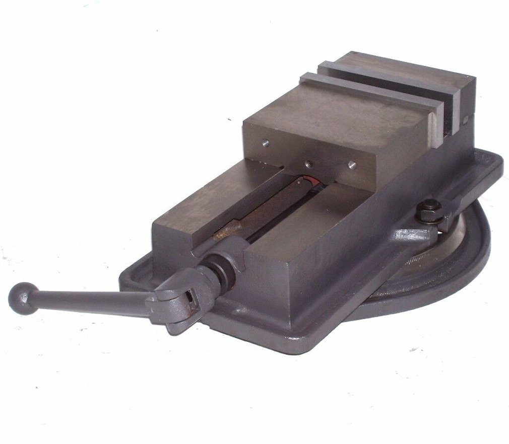 Apex Maschinenschraubstock Maschinenschraubstock drehbar QM 160mm 6" Niederzug Schraubstock 5, 1-St.