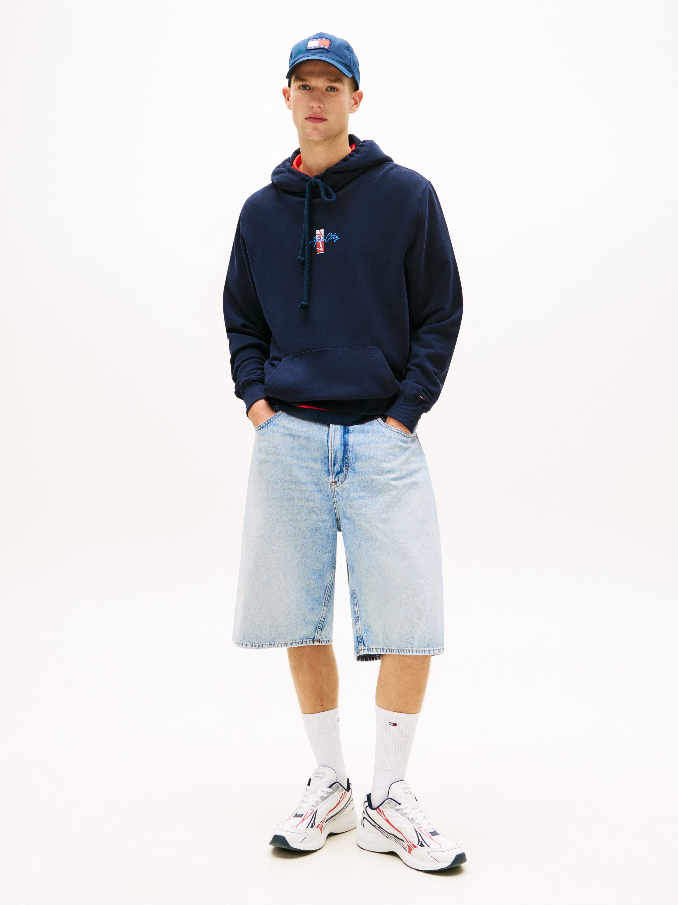 Tommy Jeans Kapuzensweatshirt TJM REGULAR SIGN BACKPRINT Regular fit mit Markenprint