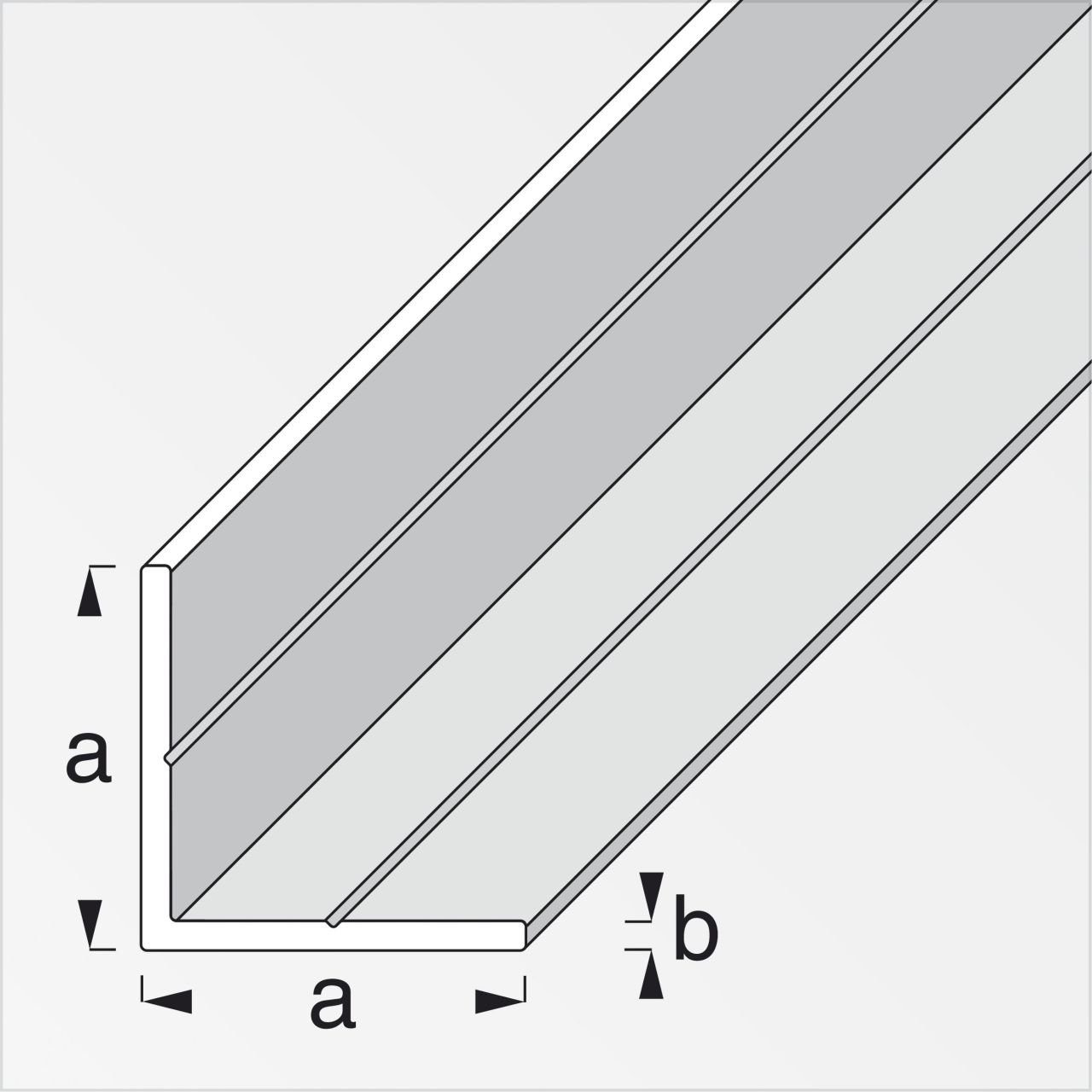 alfer Winkelverbinder alfer mm Aluminium Winkel m, 2.4 x 35.5 roh 2.5