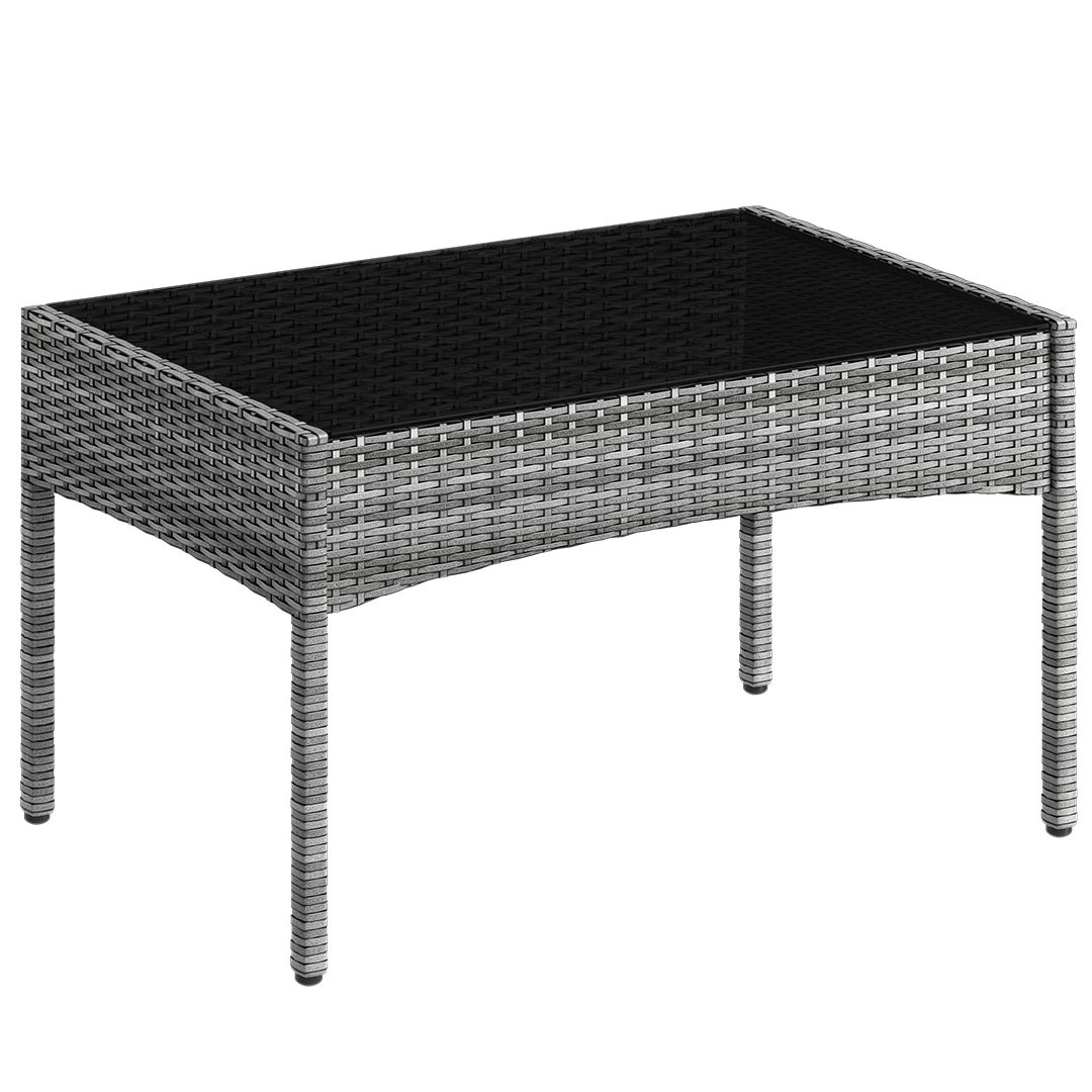 STEELSØN Gartenlounge-Set Thalora, Polyrattan Balkontisch mit günstig online kaufen