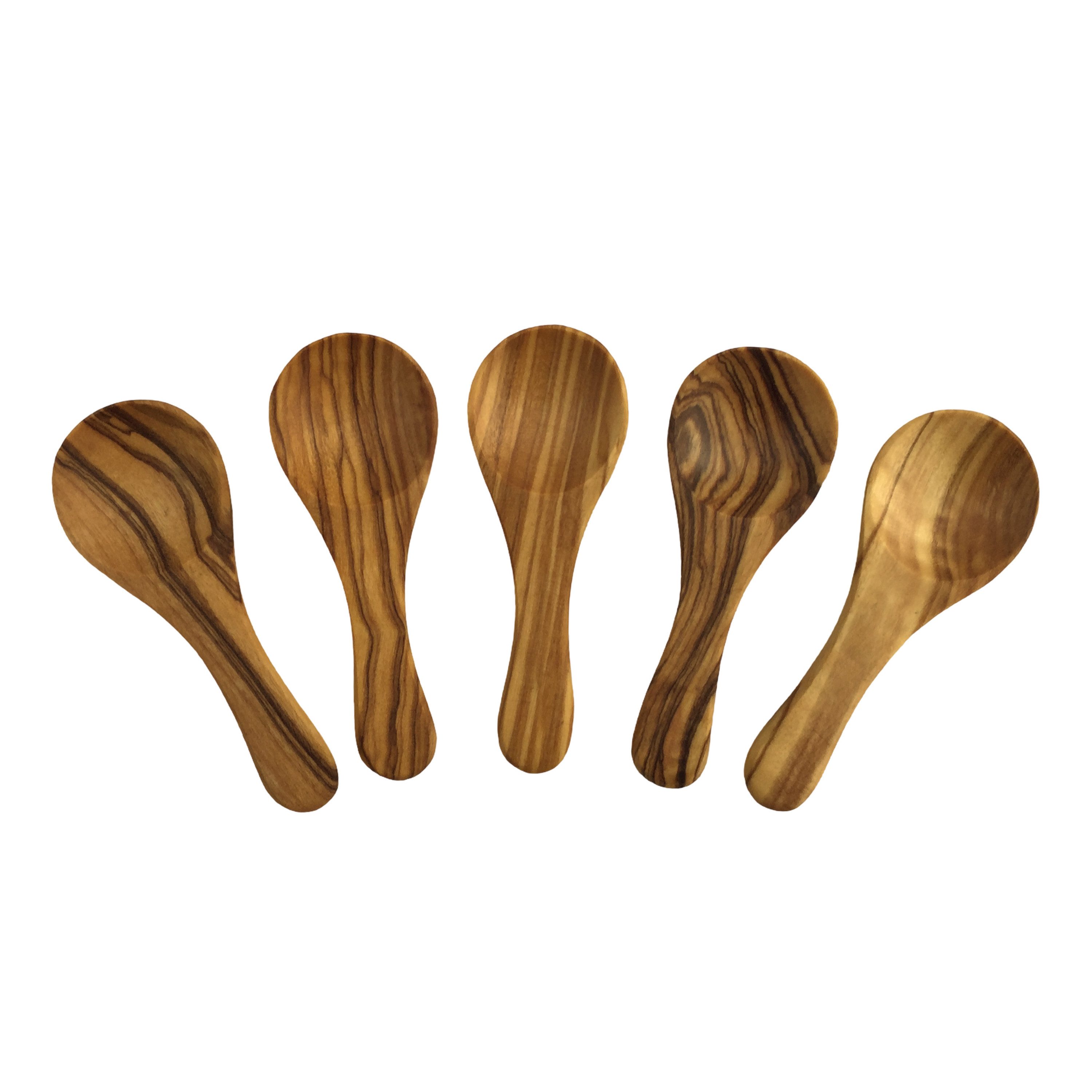 medina mood Messlöffel Mini Löffel "Piccolo" 6 cm in 5er Set Dosierlöffel aus Olivenholz, (1-St)