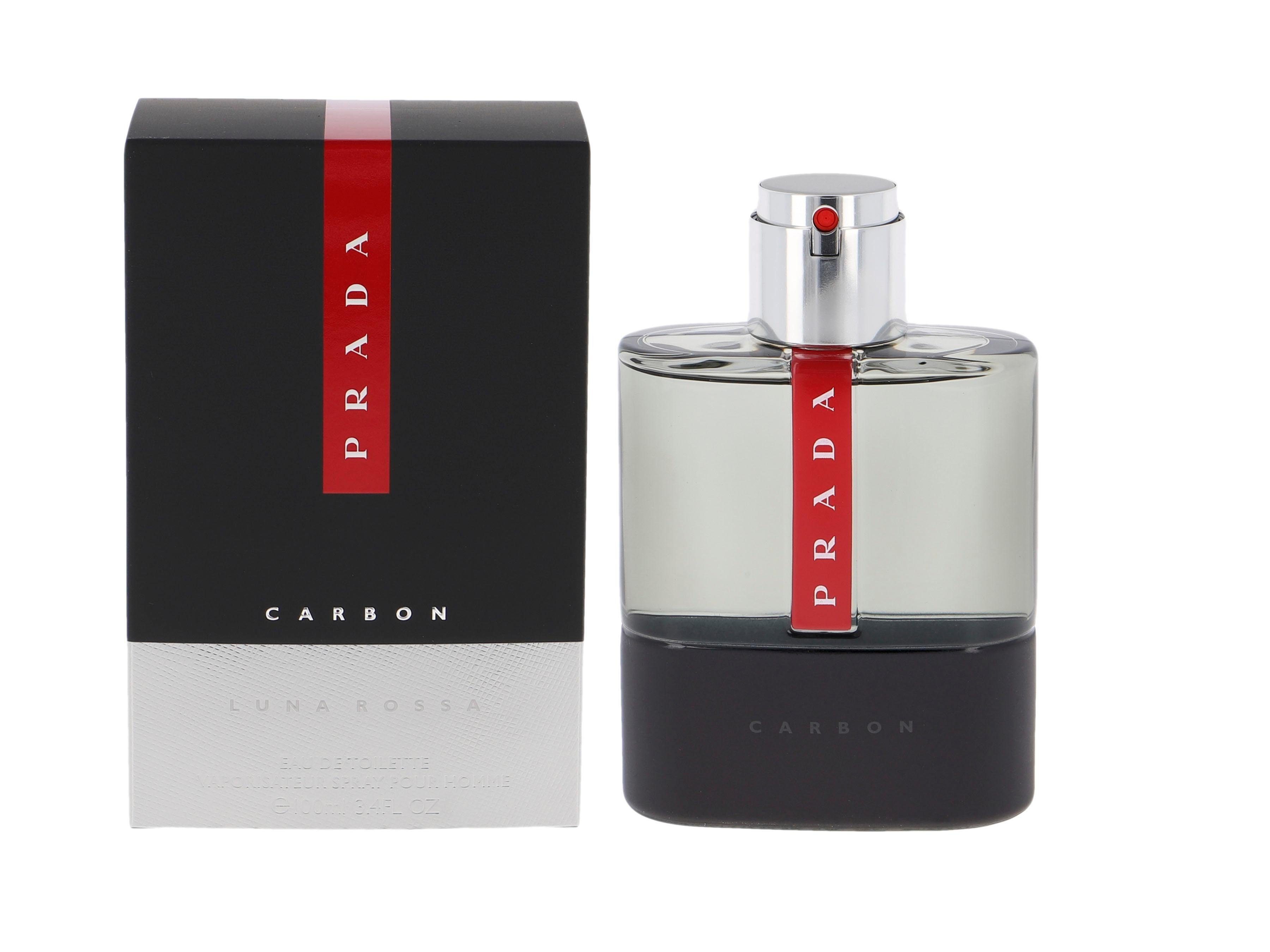PRADA Eau de Toilette Luna Rossa Carbon, mit belebendem ersten Eindruck