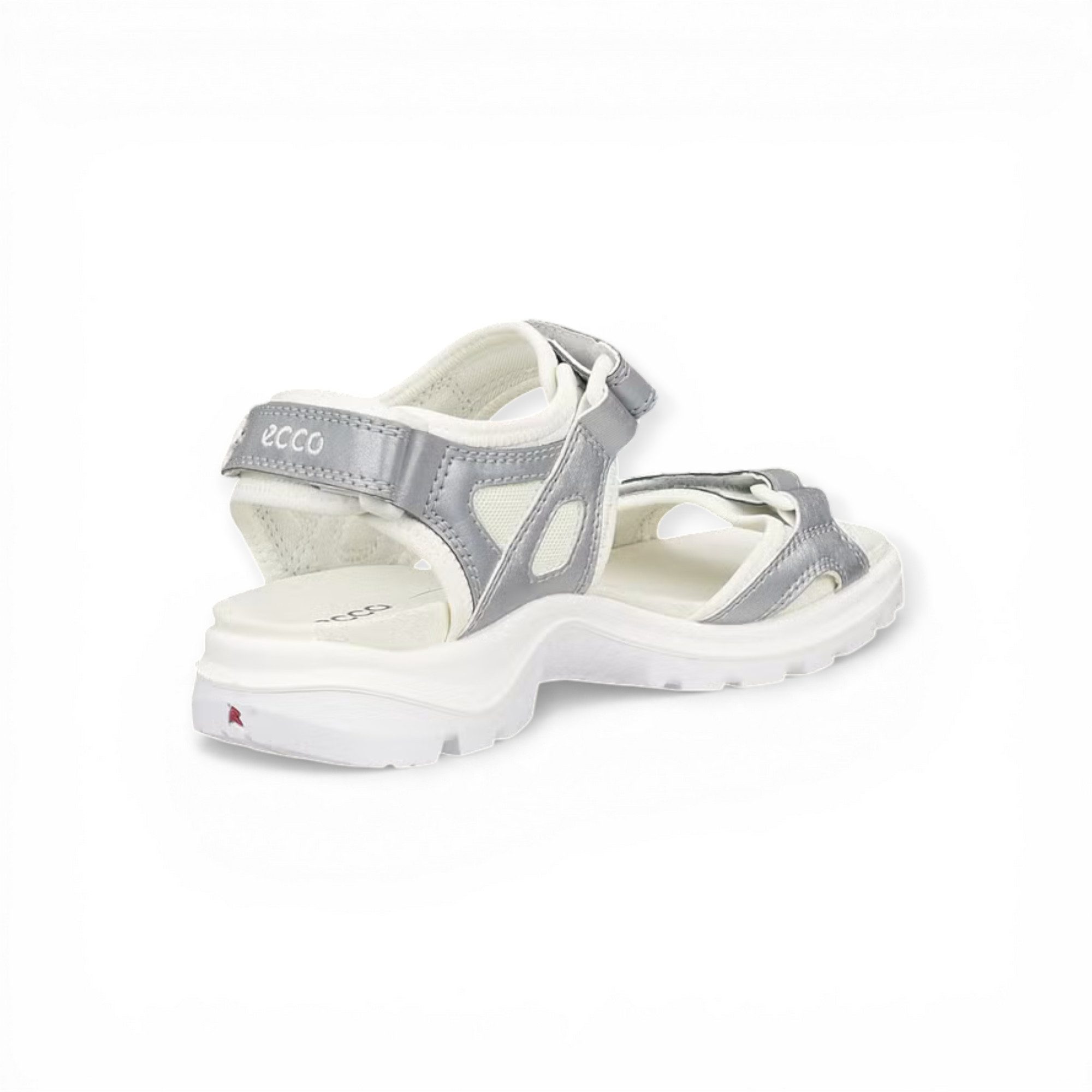 Ecco Offroad 3S Reflective weiss/silber Damen Sandale