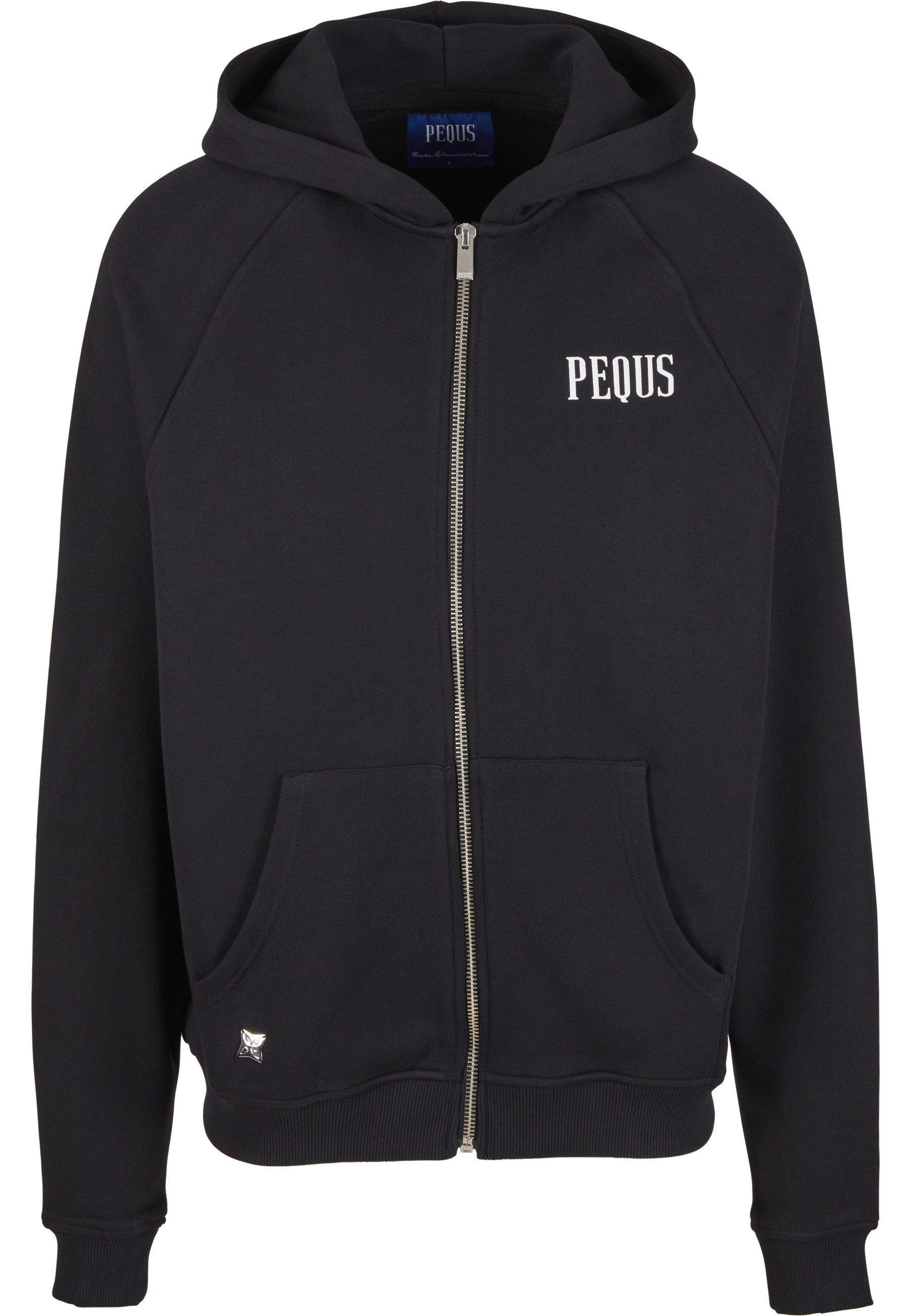 PEQUS Sweatjacke PEQUS PQS-ZH-100-001 Back Logo