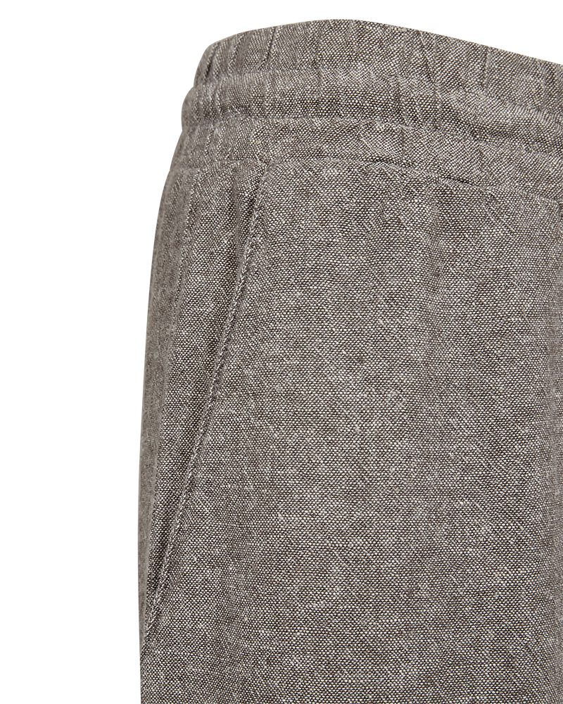 FREEQUENT Leinenhose FQLAVA-PANT Sommerhose aus Leinenmix und mit Kordelzug