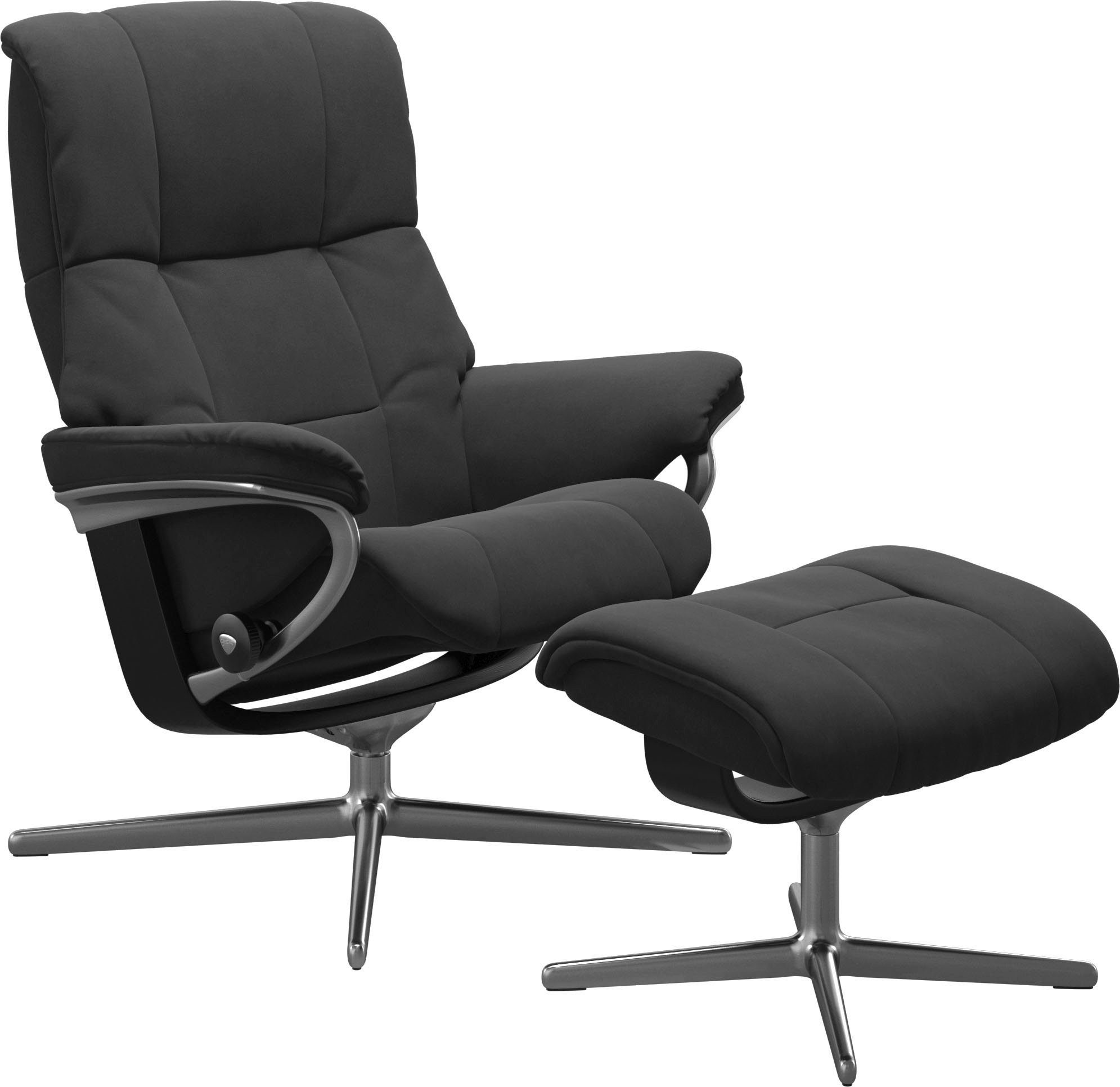 Stressless® Relaxsessel Mayfair, mit Cross Base, Größe S, M & L, Holzakzent Schwarz