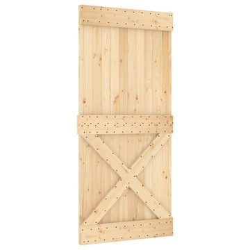 vidaXL Schiebetür Tür NARVIK 95x210 cm Massivholz Kiefer (1-St)